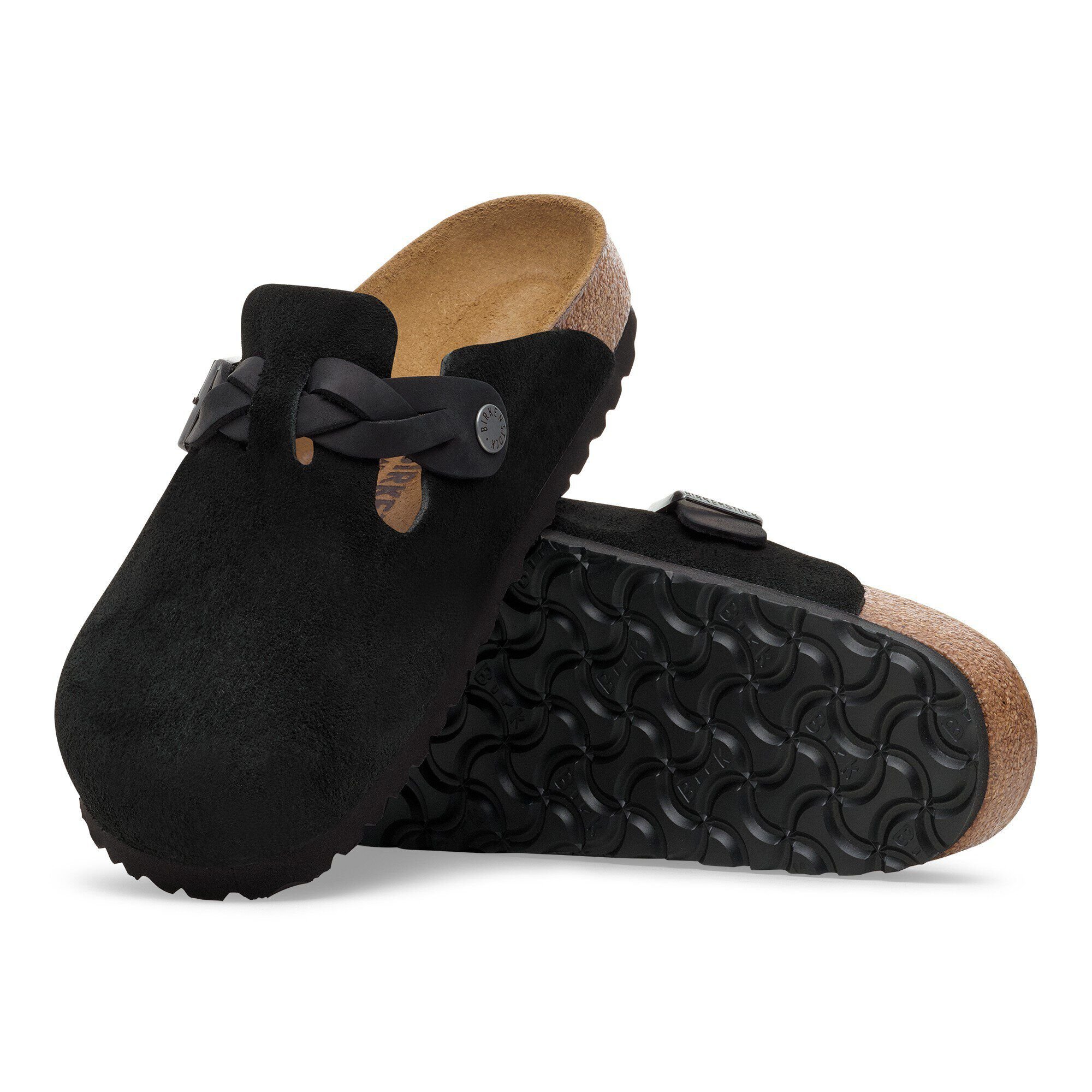 Boston Braided Suède - Black