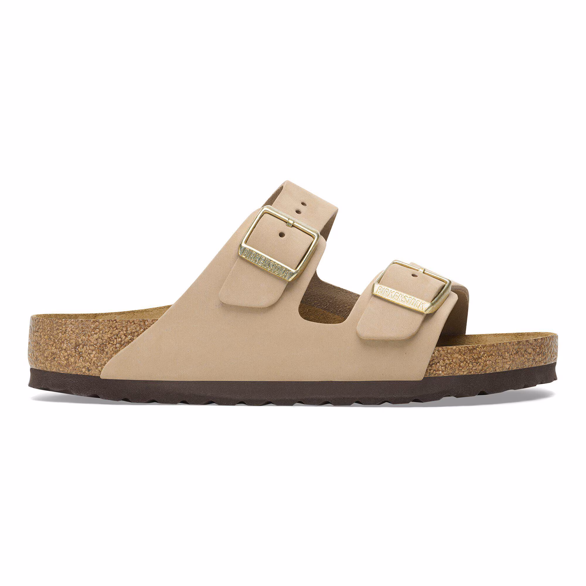 Arizona Lit de pied souple Cuir nubuck - Sandcastle