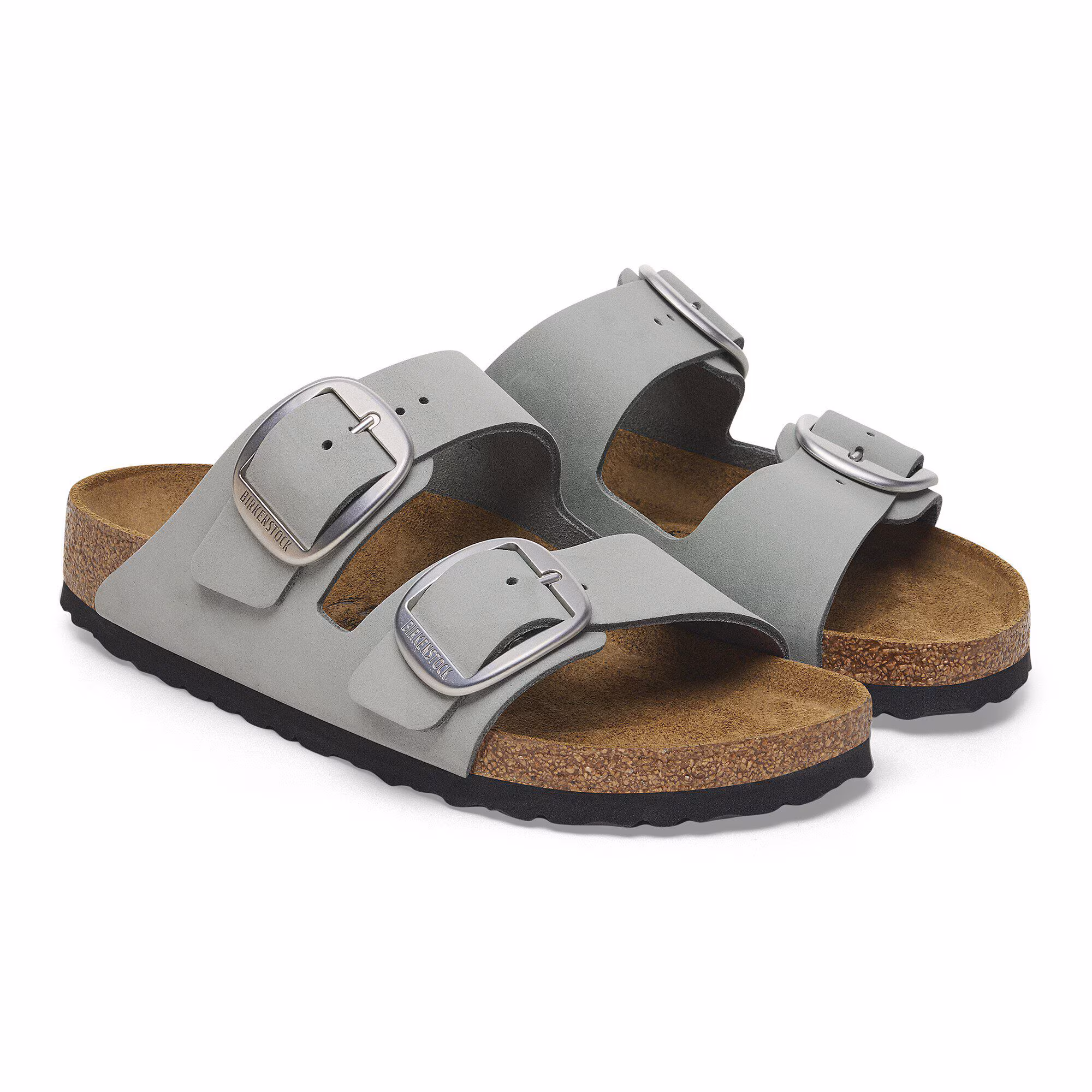 Arizona Big Buckle Cuir nubuck - Pure Sage