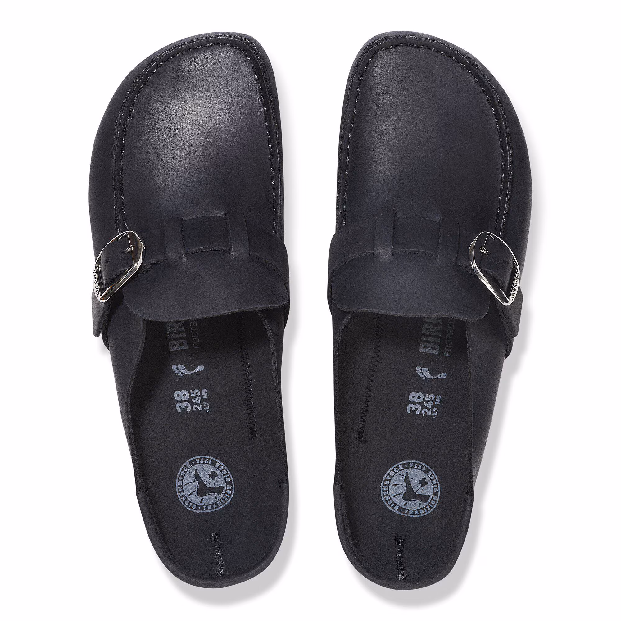 Buckley Cuir huilé - Black