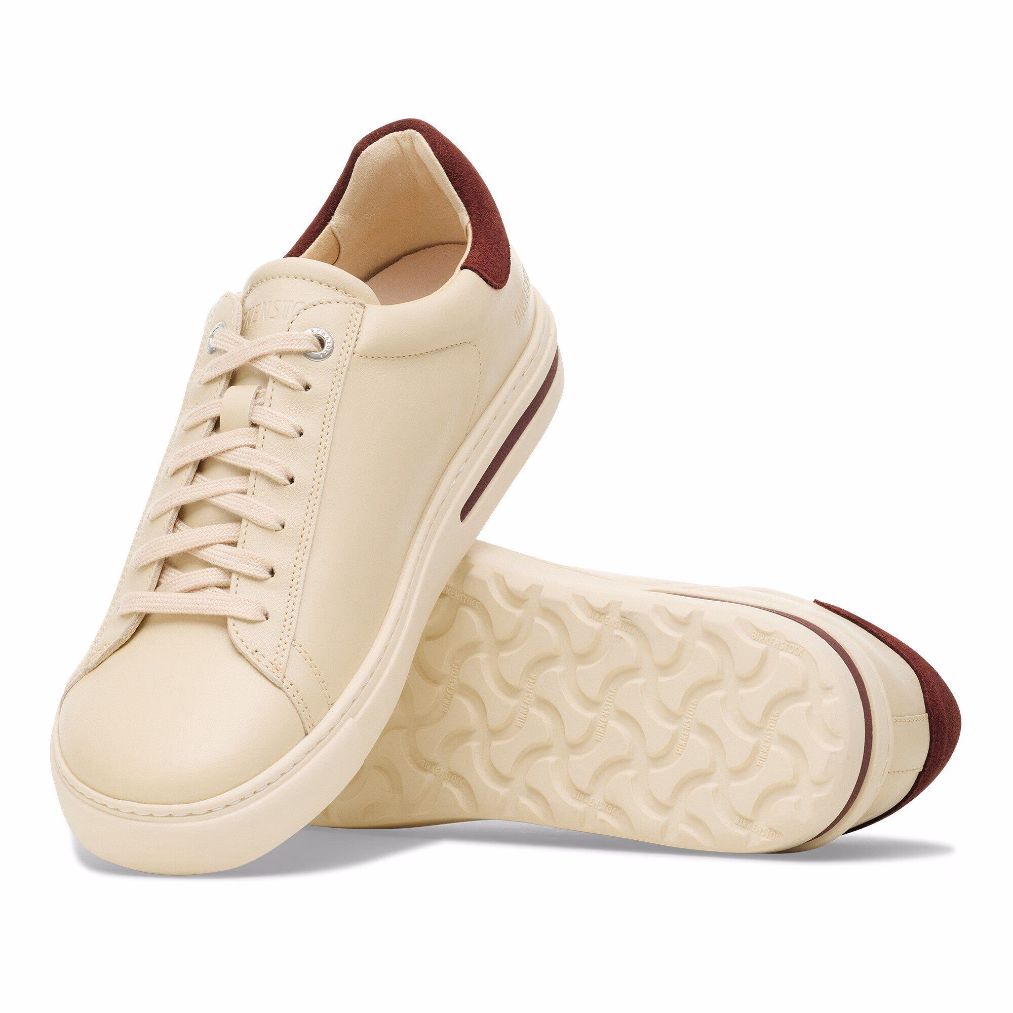 Bend Low Cuir naturel - Eggshell/Zinfandel