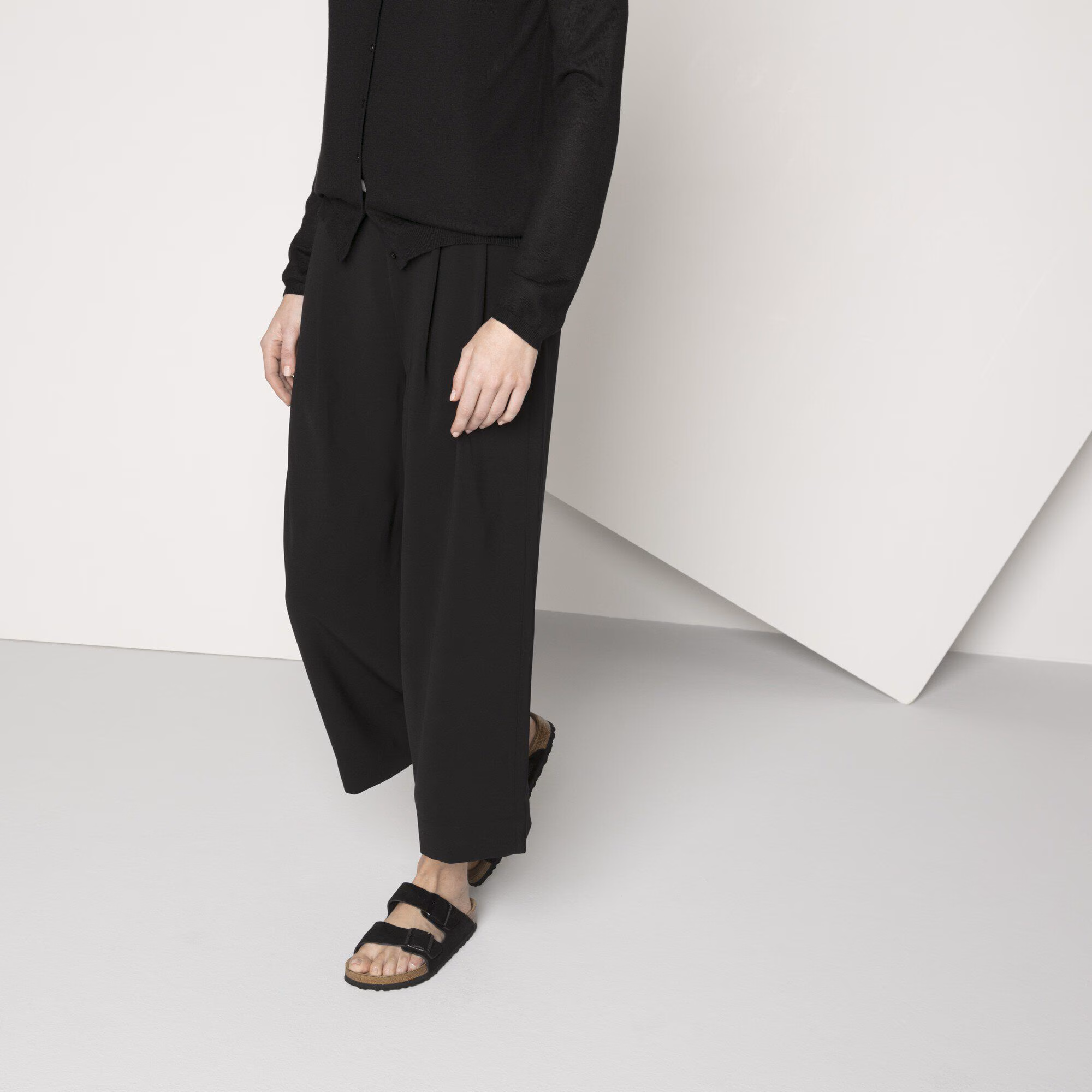 Arizona Lit de pied souple Suède - Black