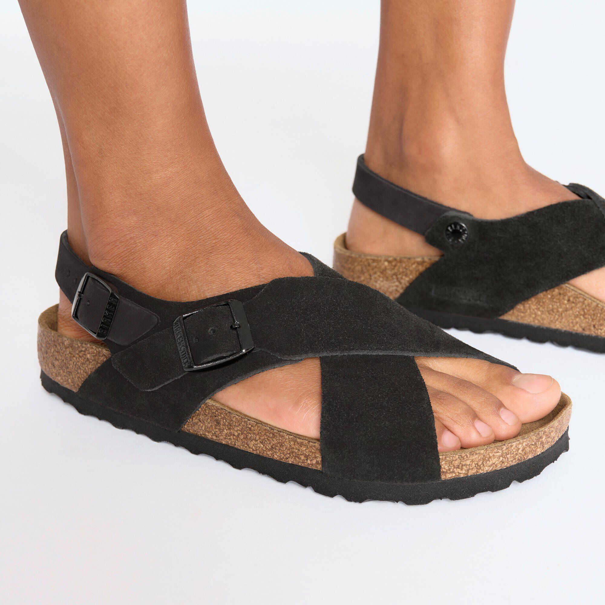 Tulum Soft Footbed Suède nubuck - Black