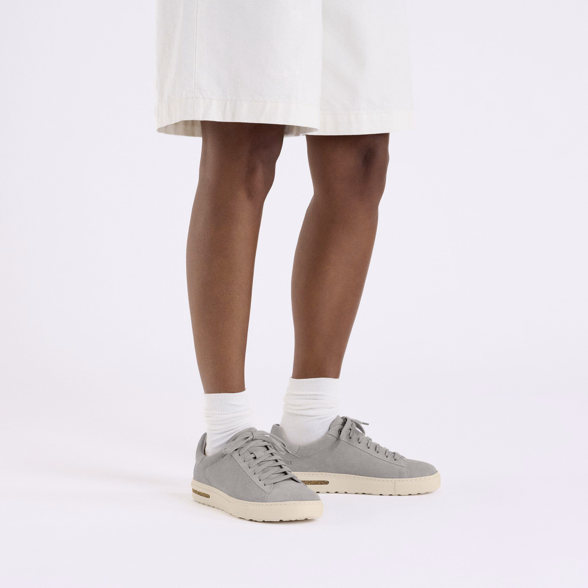 Bend Low Suède - Stone Coin