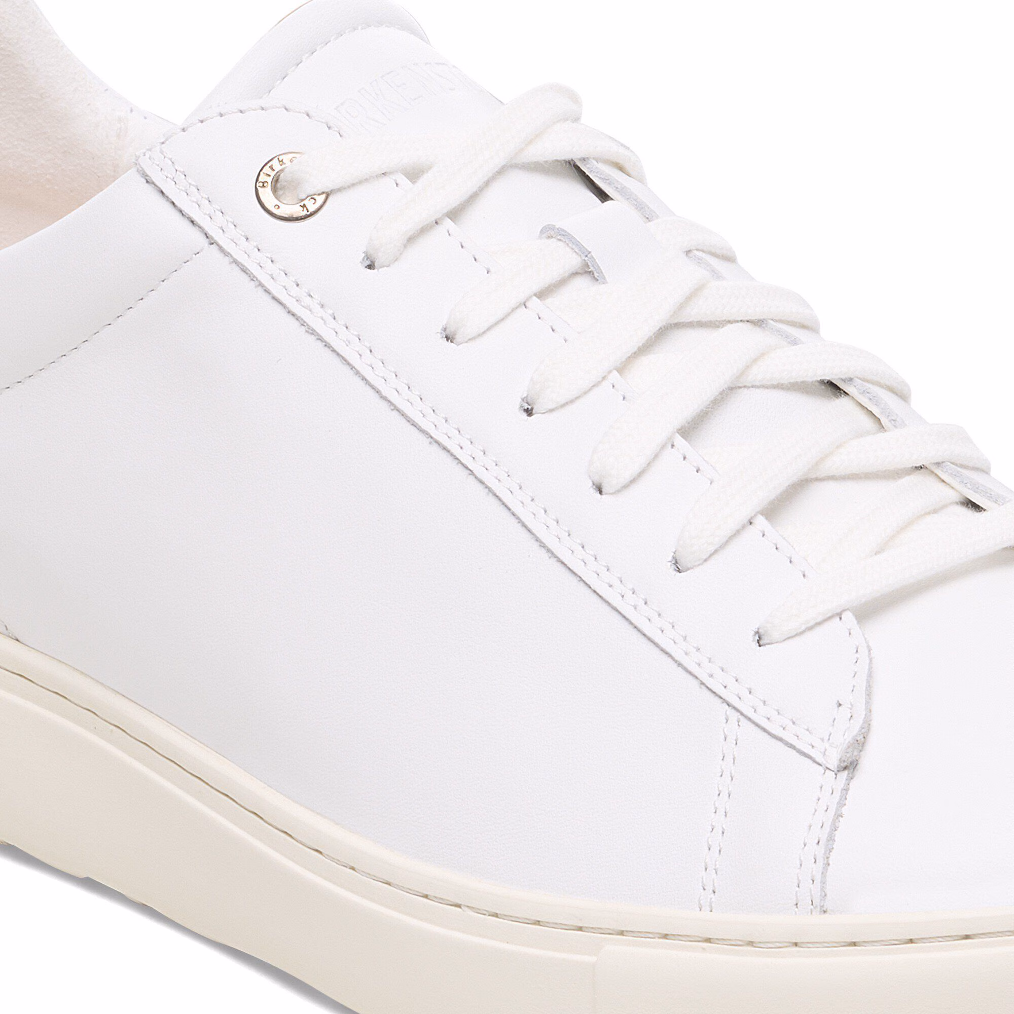 Bend Low Cuir naturel - White
