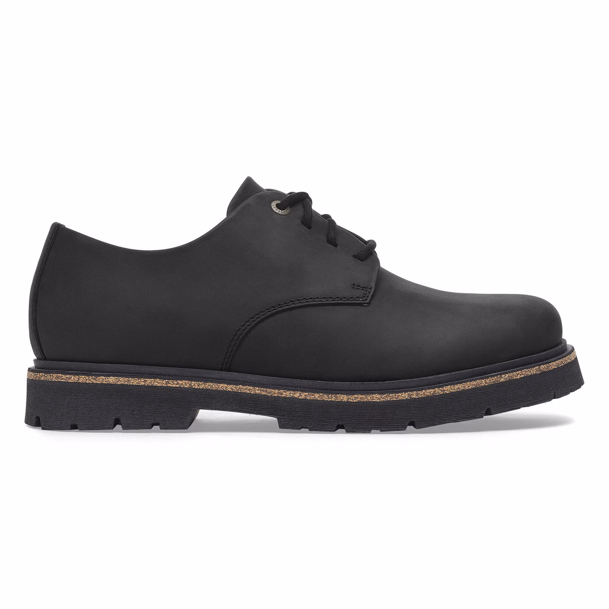 Highwood Lace Low Cuir huilé - Black