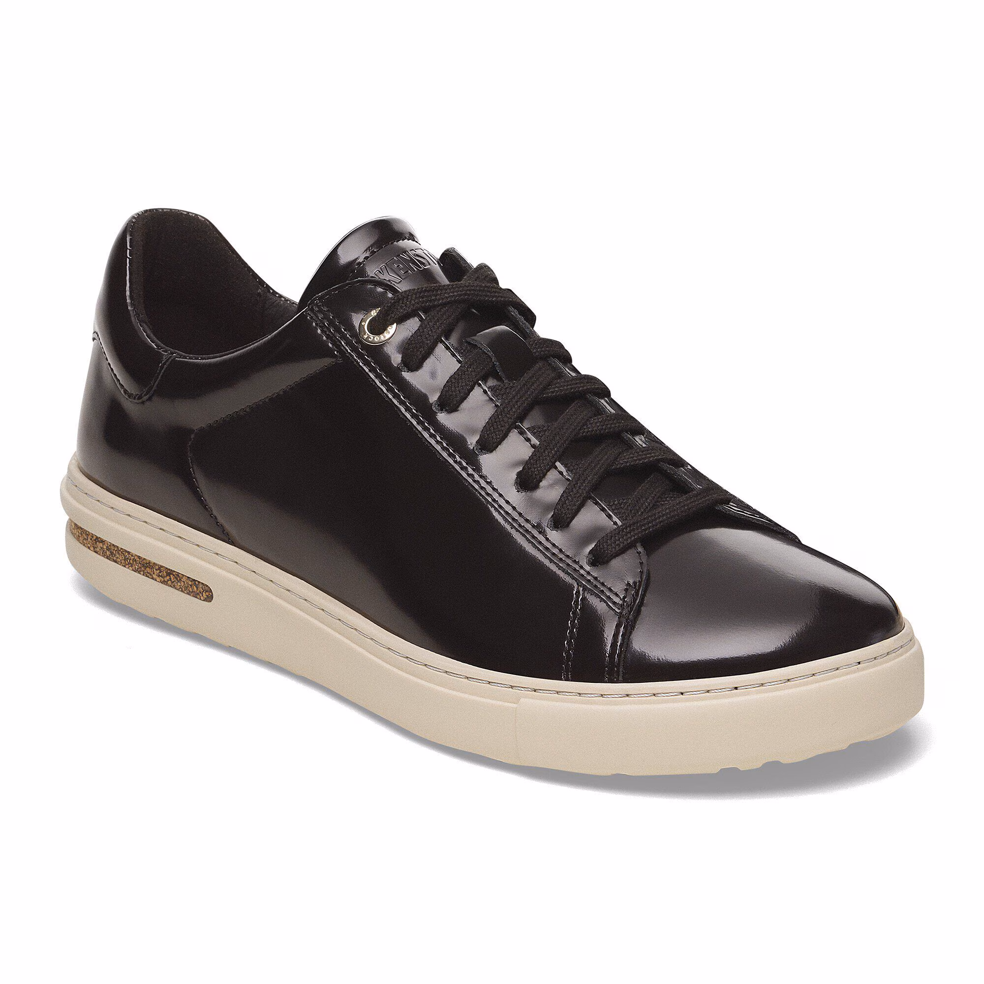 Bend Low Cuir naturel verni - Black