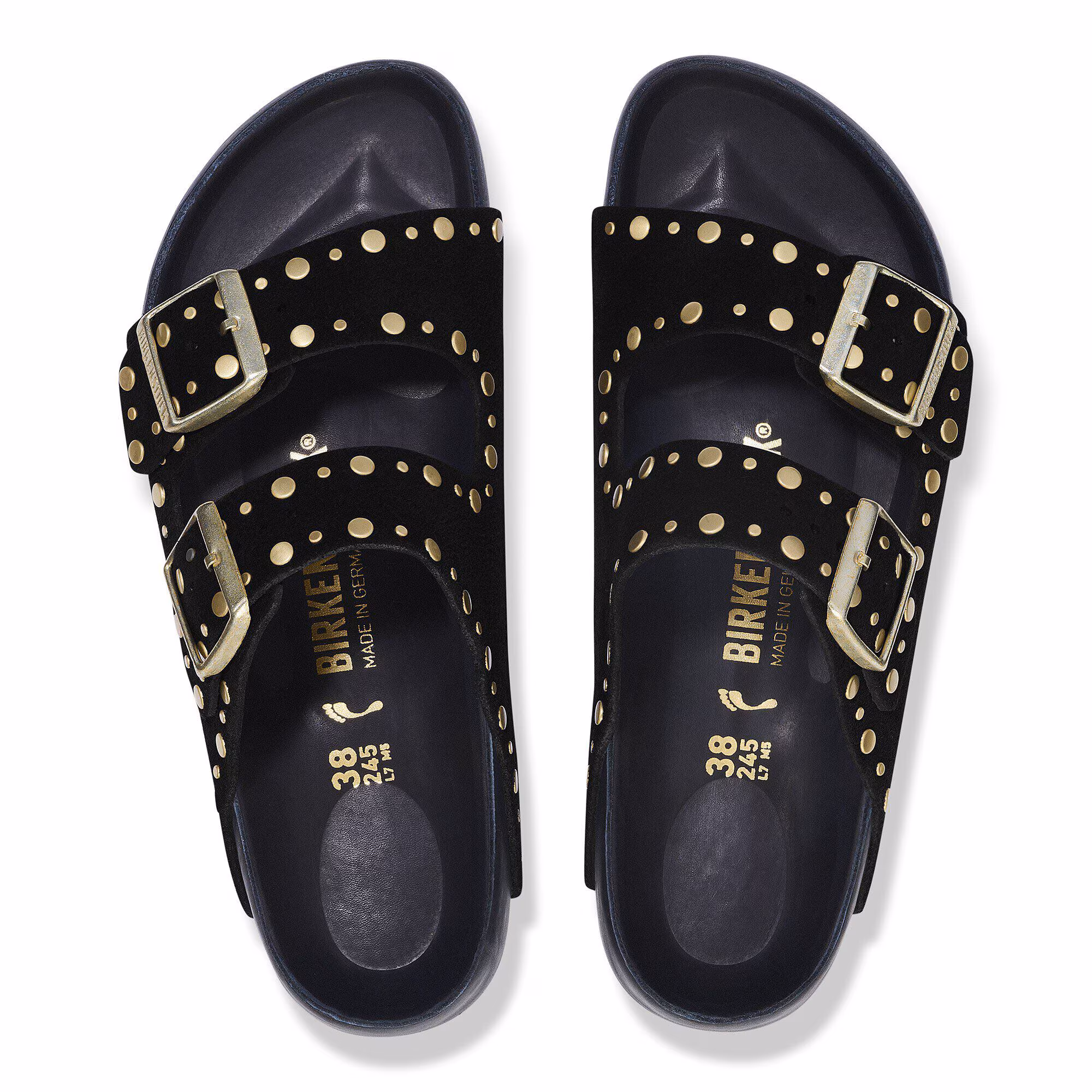 Arizona Rivet Suède - Black