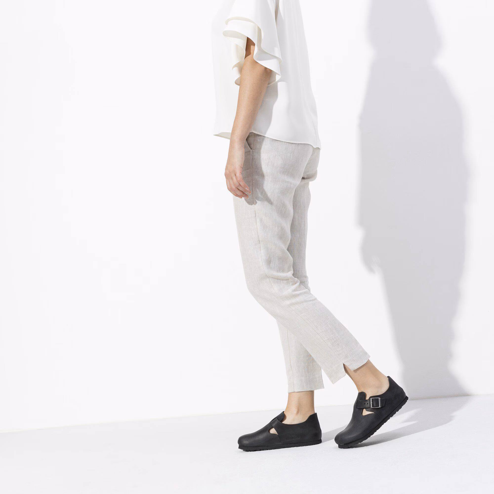 London Cuir huilé - Black