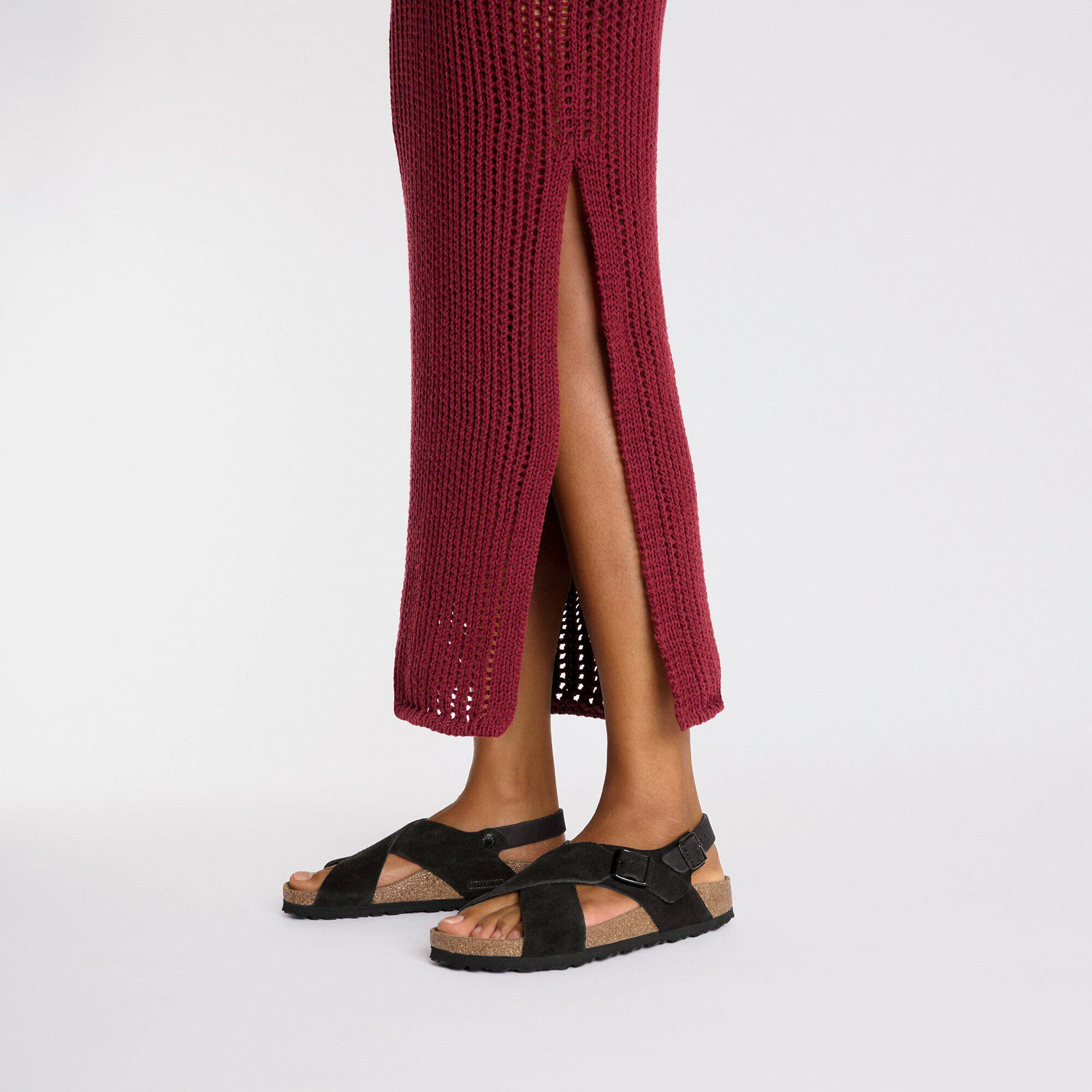 Tulum Soft Footbed Suède nubuck - Black