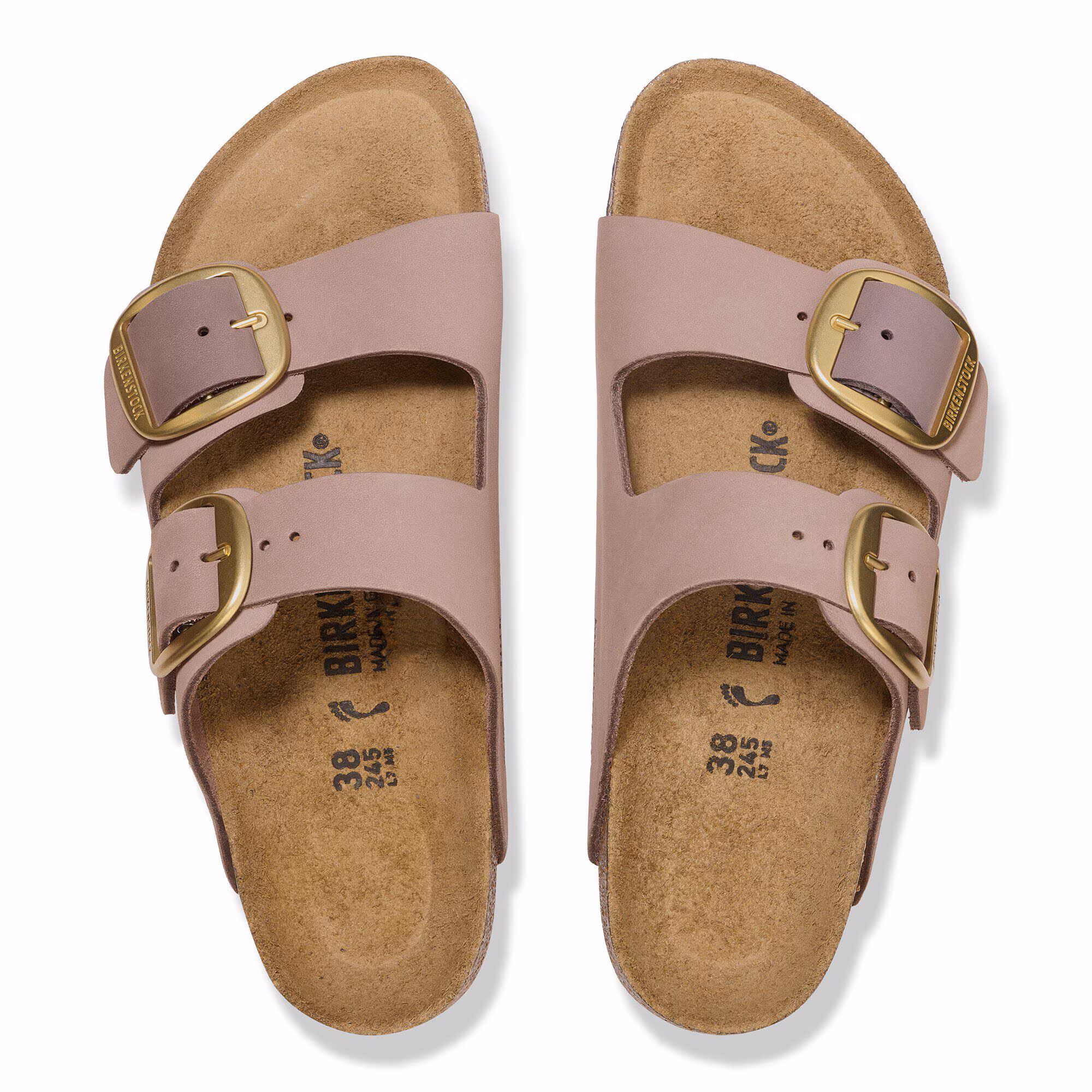 Arizona Big Buckle Cuir nubuck - Faded Purple