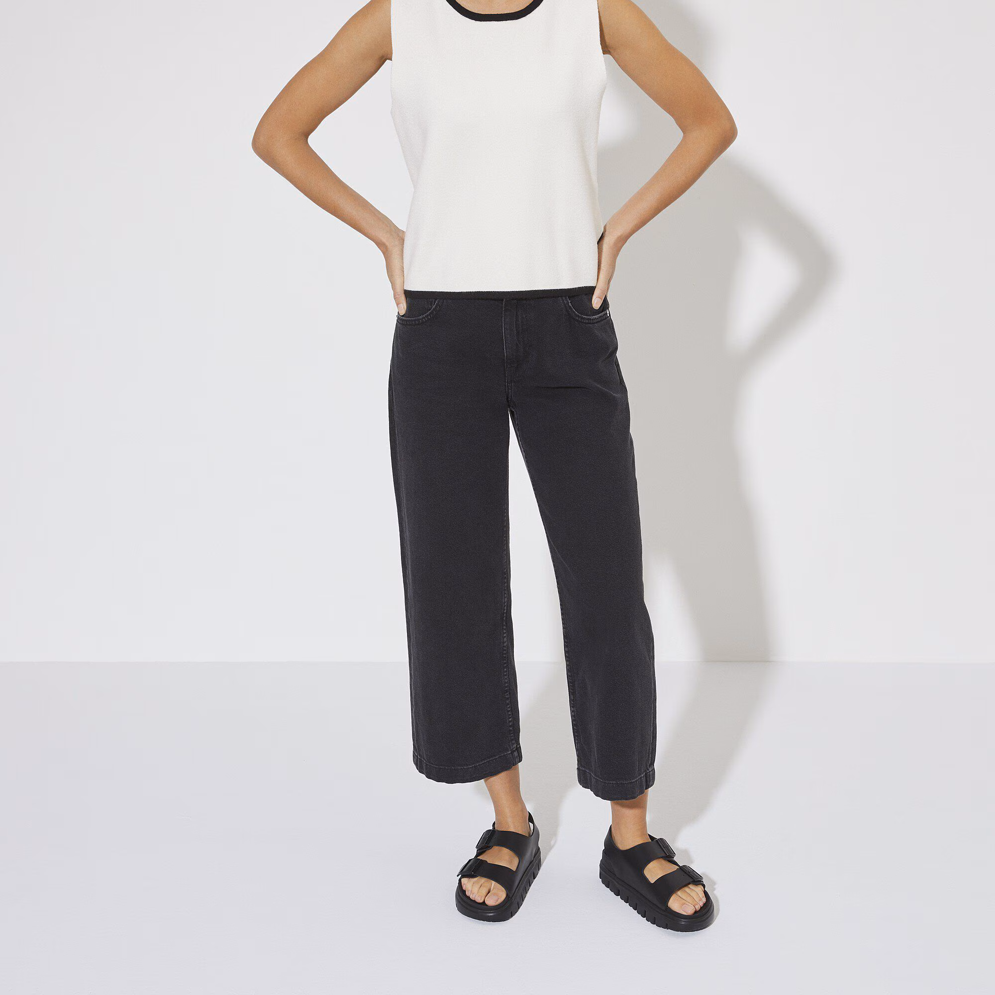 Milano Chunky Cuir naturel - Black