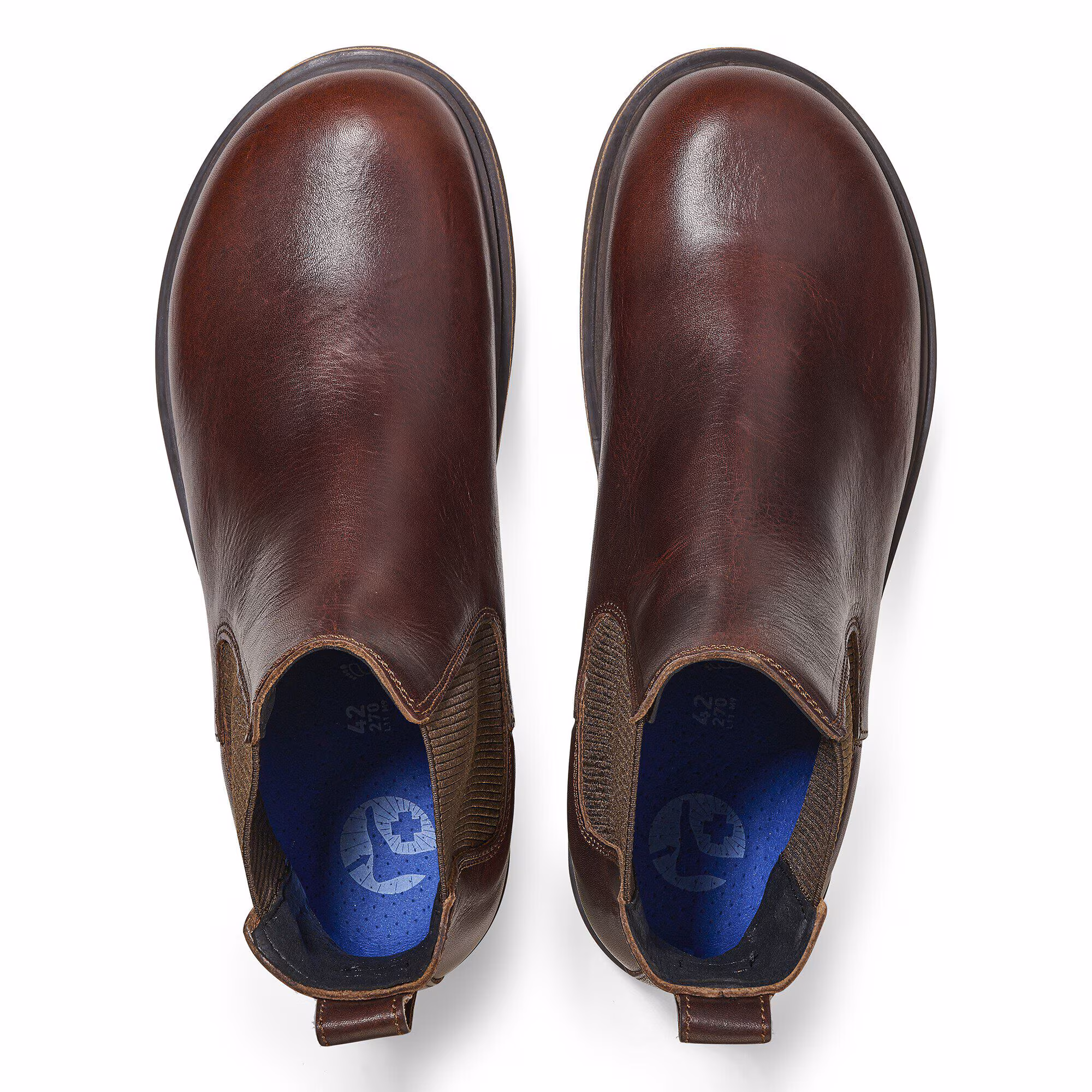 Highwood Slip On Men Cuir naturel - Chocolate