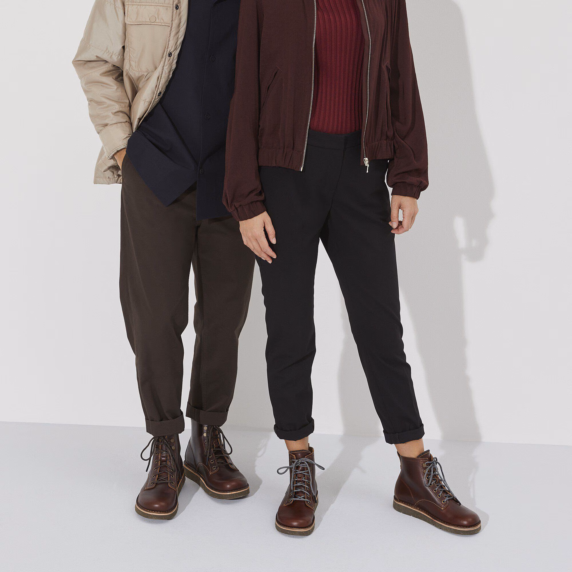 Birmingham Lace Hommes Cuir huilé - Roast