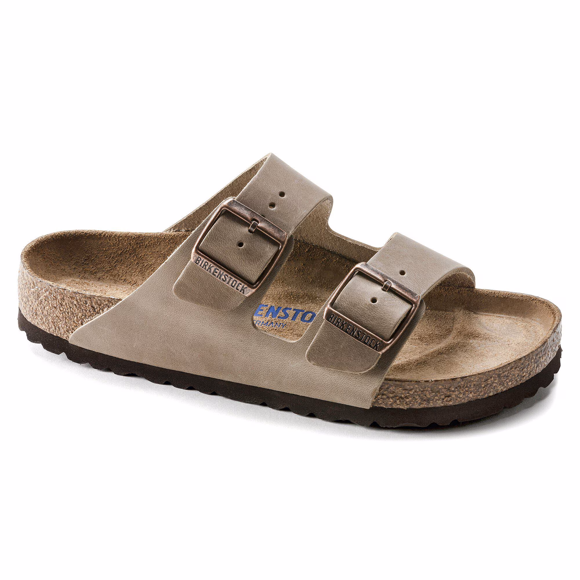 Arizona Lit de pied souple Cuir huilé - Tobacco Brown