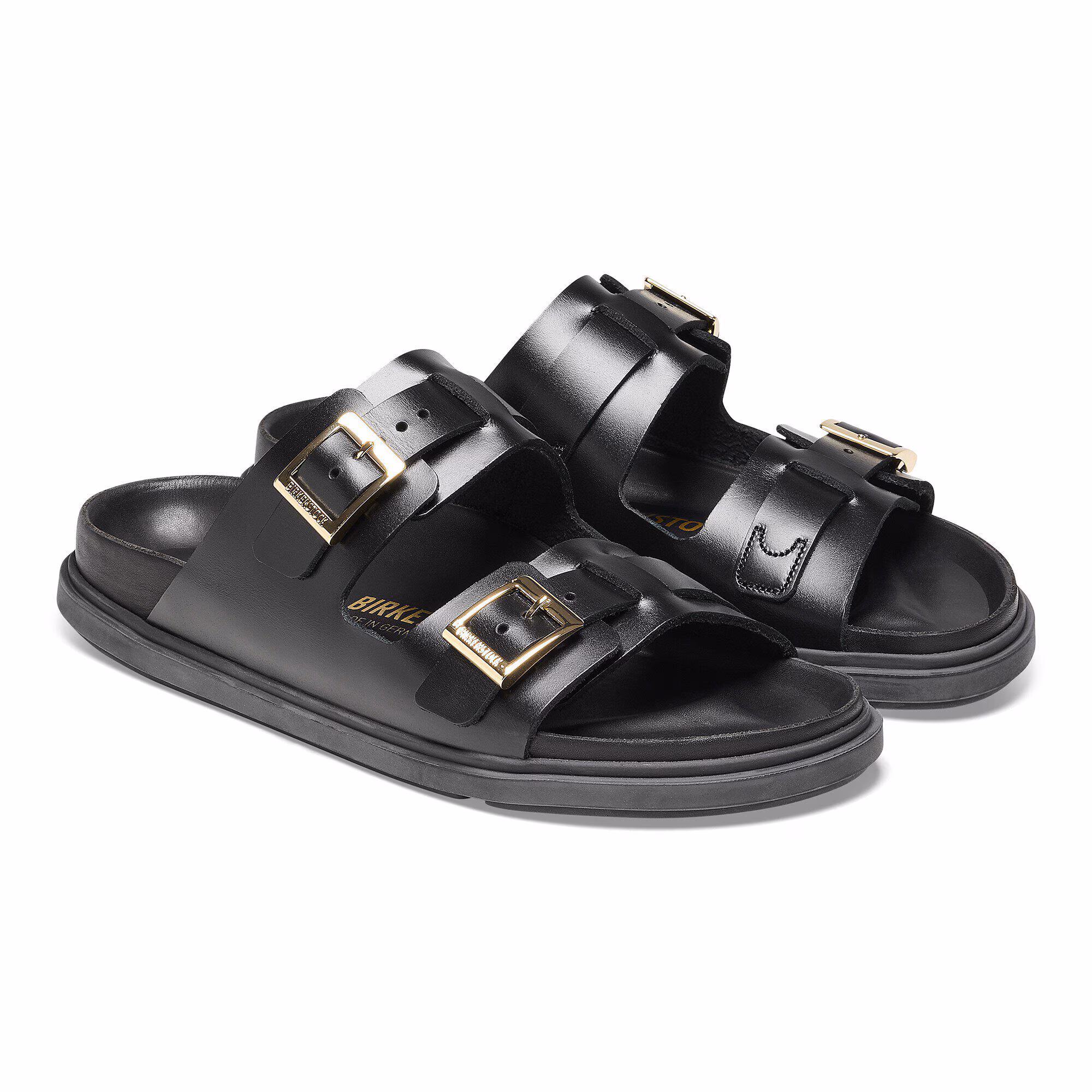 St Barths Cuir naturel - Black