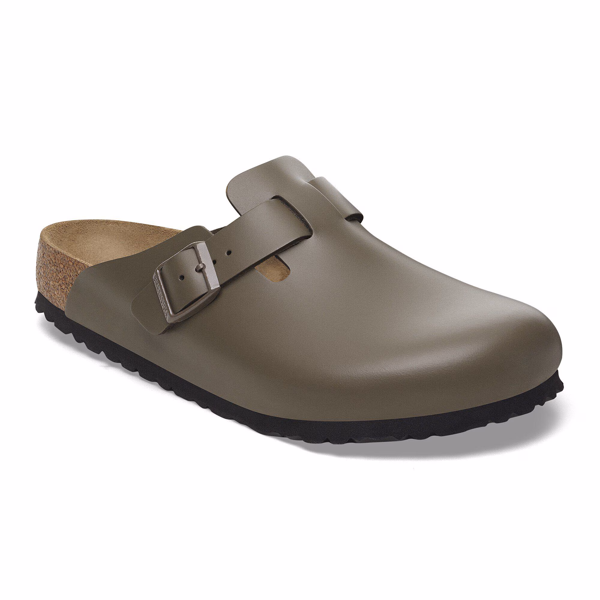 Boston Cuir naturel - Concrete Gray