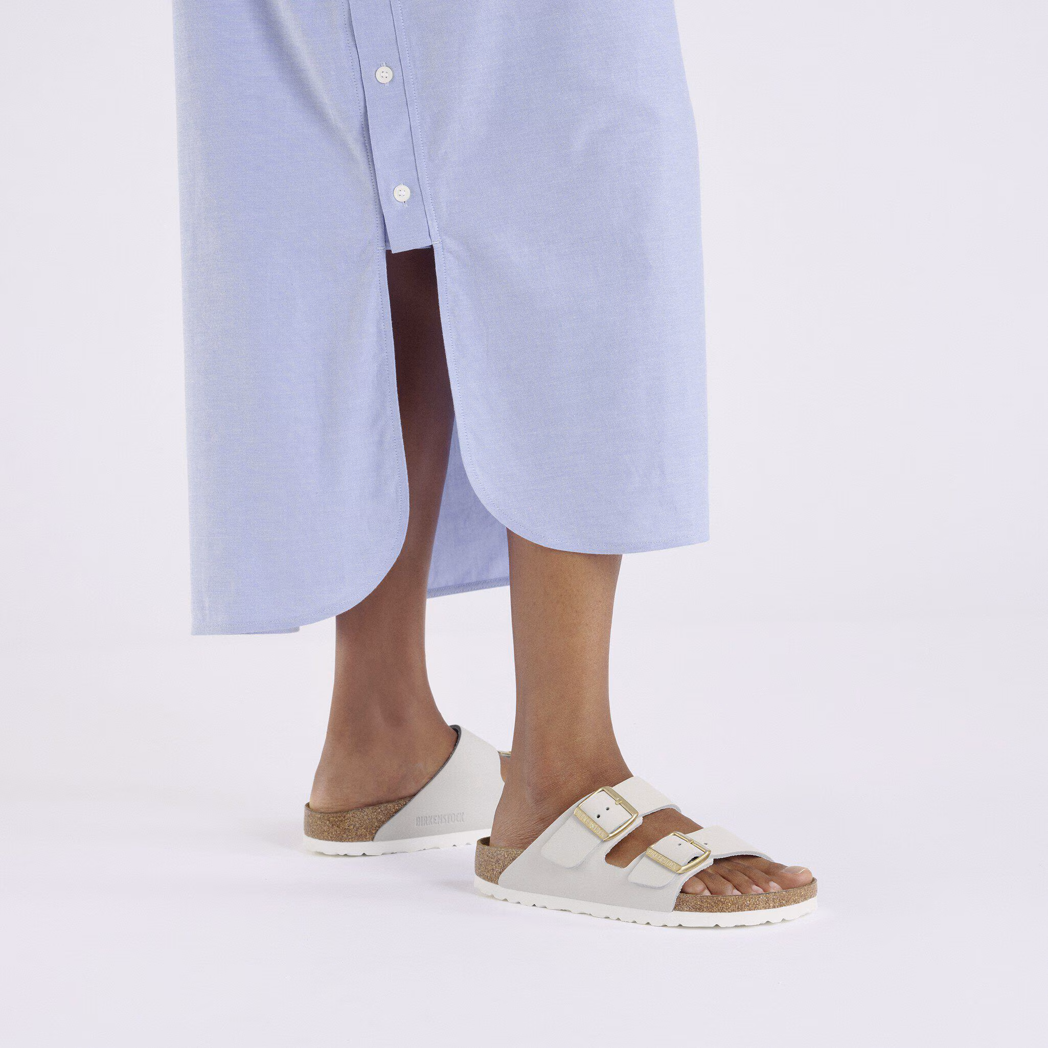 Arizona Cuir nubuck - Antique White