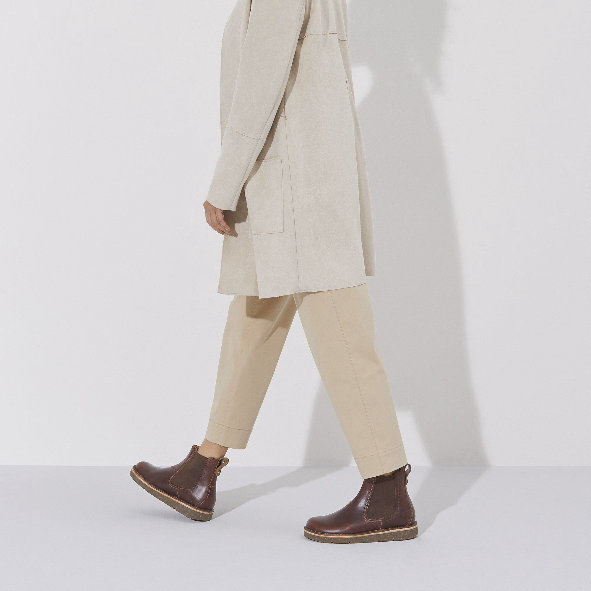 Birmingham Slip On Femmes Cuir huilé - Roast