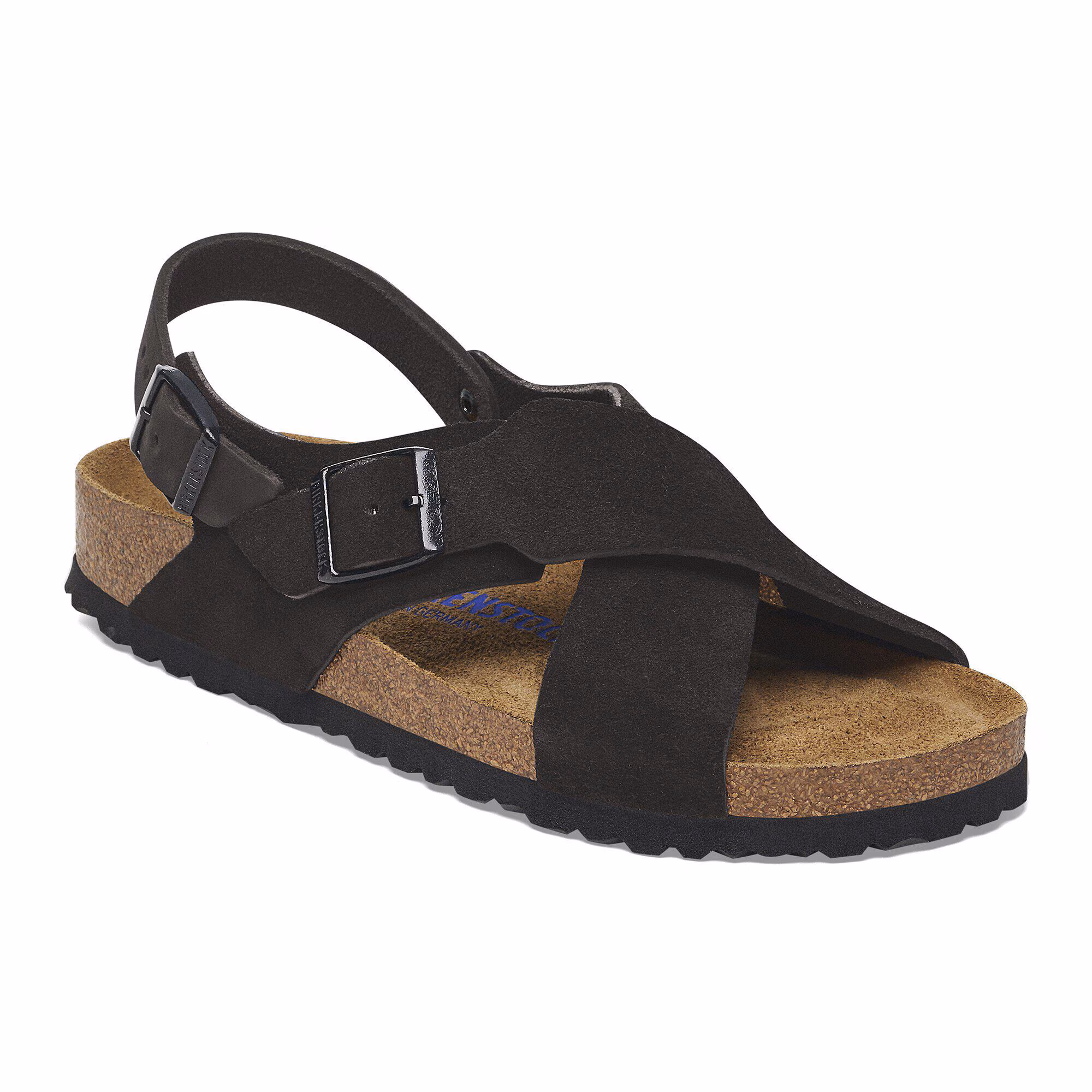 Tulum Soft Footbed Suède nubuck - Black