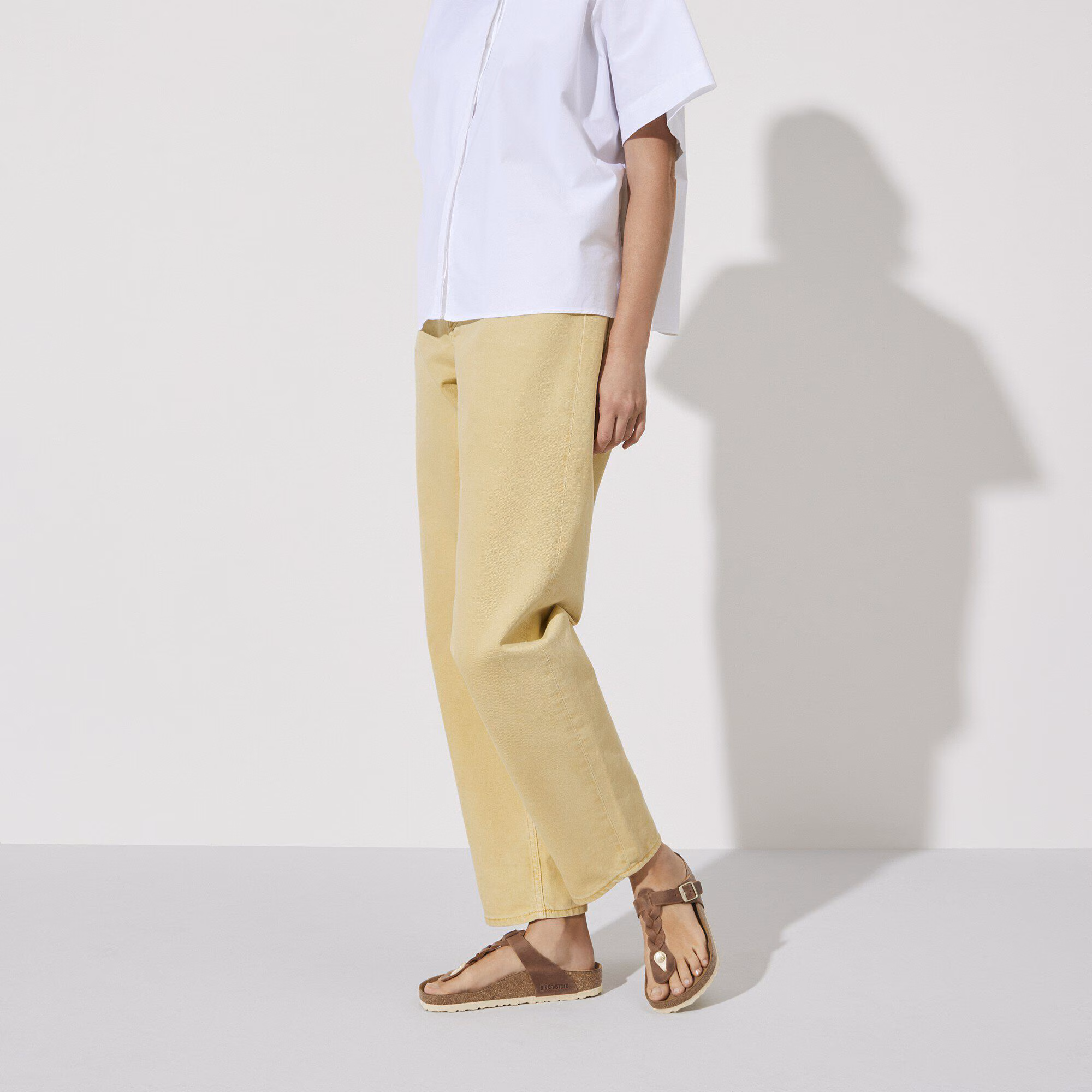 Gizeh Braided Cuir huilé - Cognac