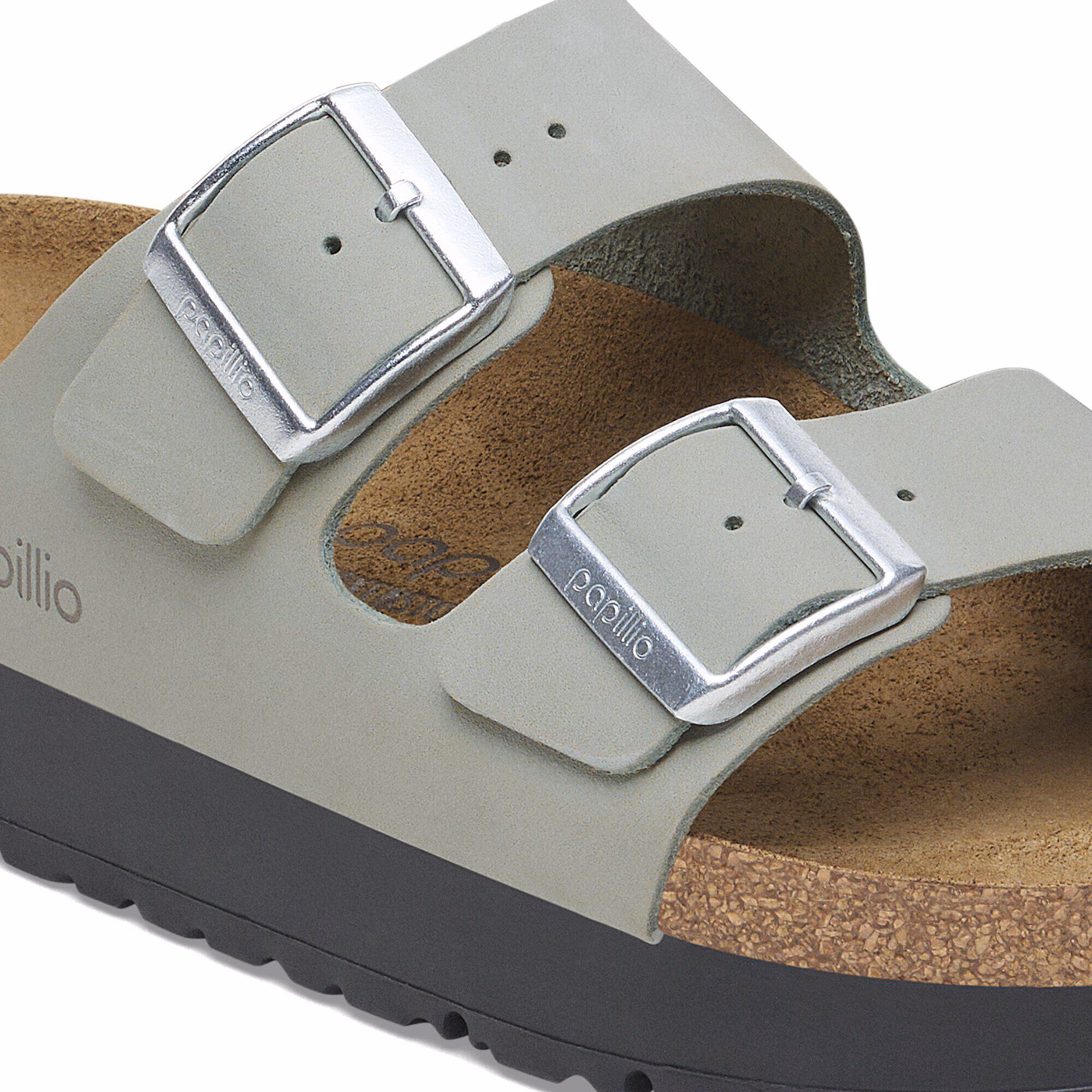 Arizona Flex Platform Cuir nubuck - Pure Sage