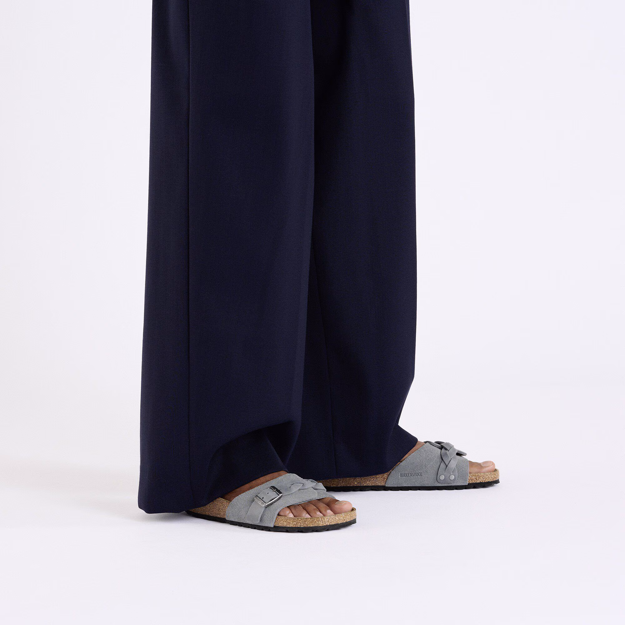 Oita Braided Suède - Basalt Gray