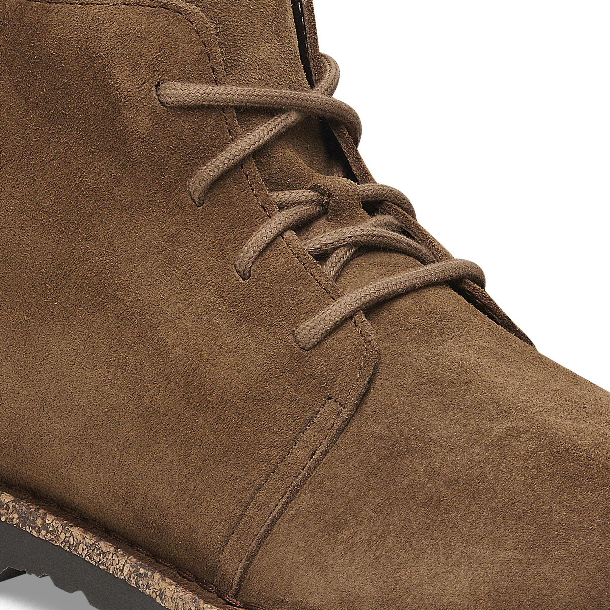 Uppsala Mid Shearling Suède - Thé noir