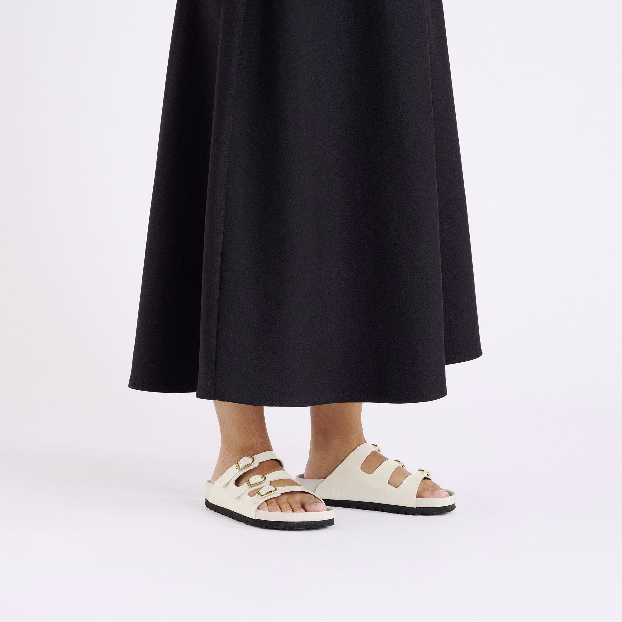 Florida  Fresh Cuir naturel verni - High-Shine Ecru