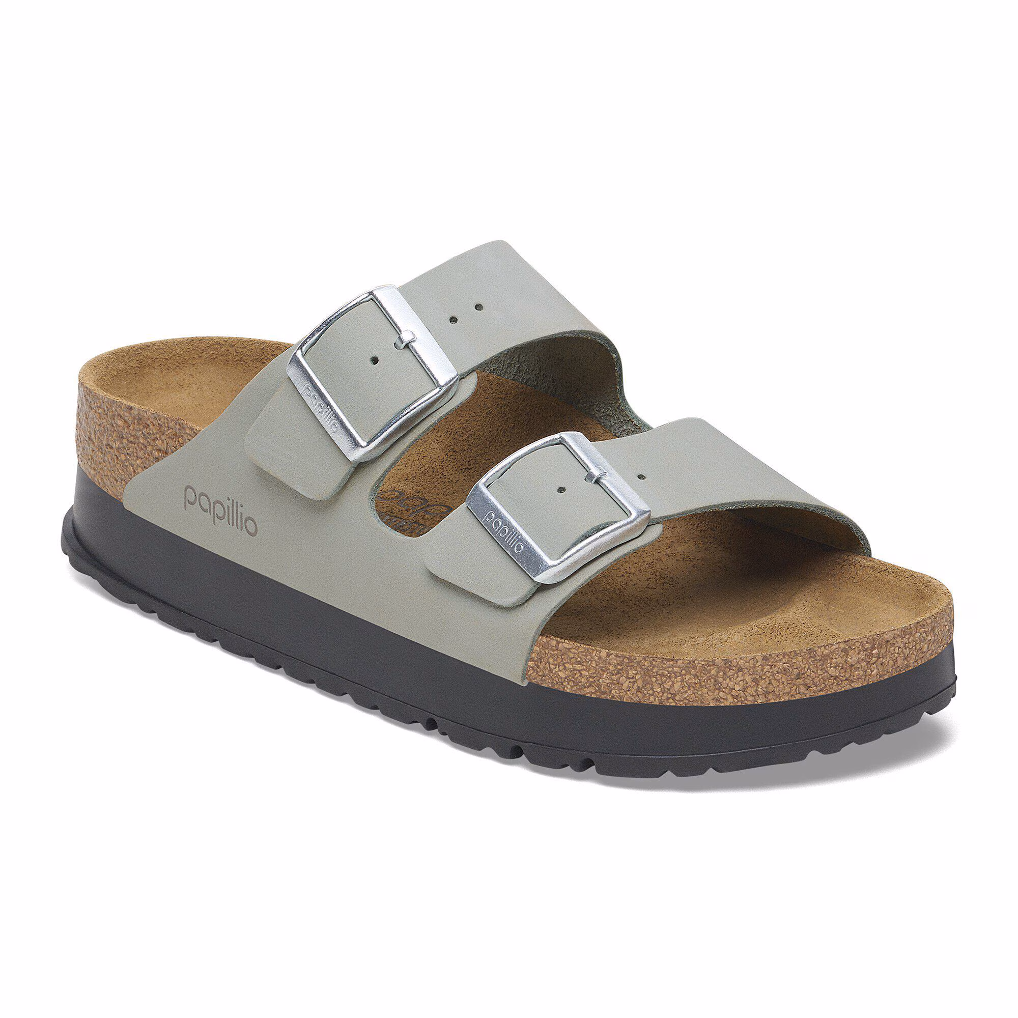 Arizona Flex Platform Cuir nubuck - Pure Sage