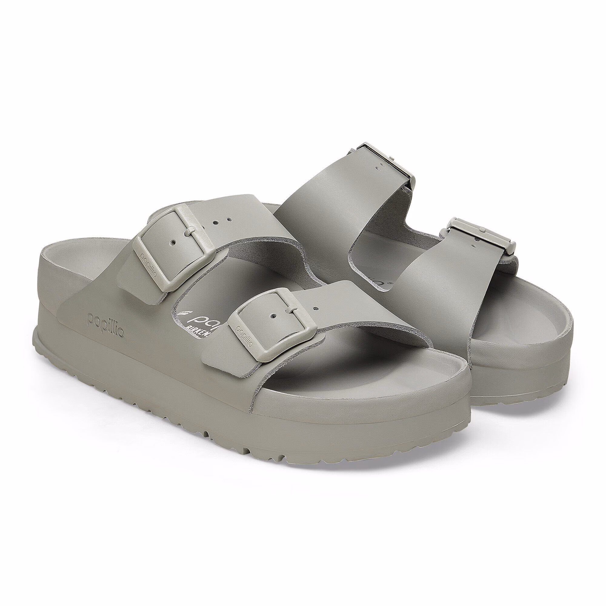 Arizona PAP Flex Platform Cuir naturel - Mineral Gray