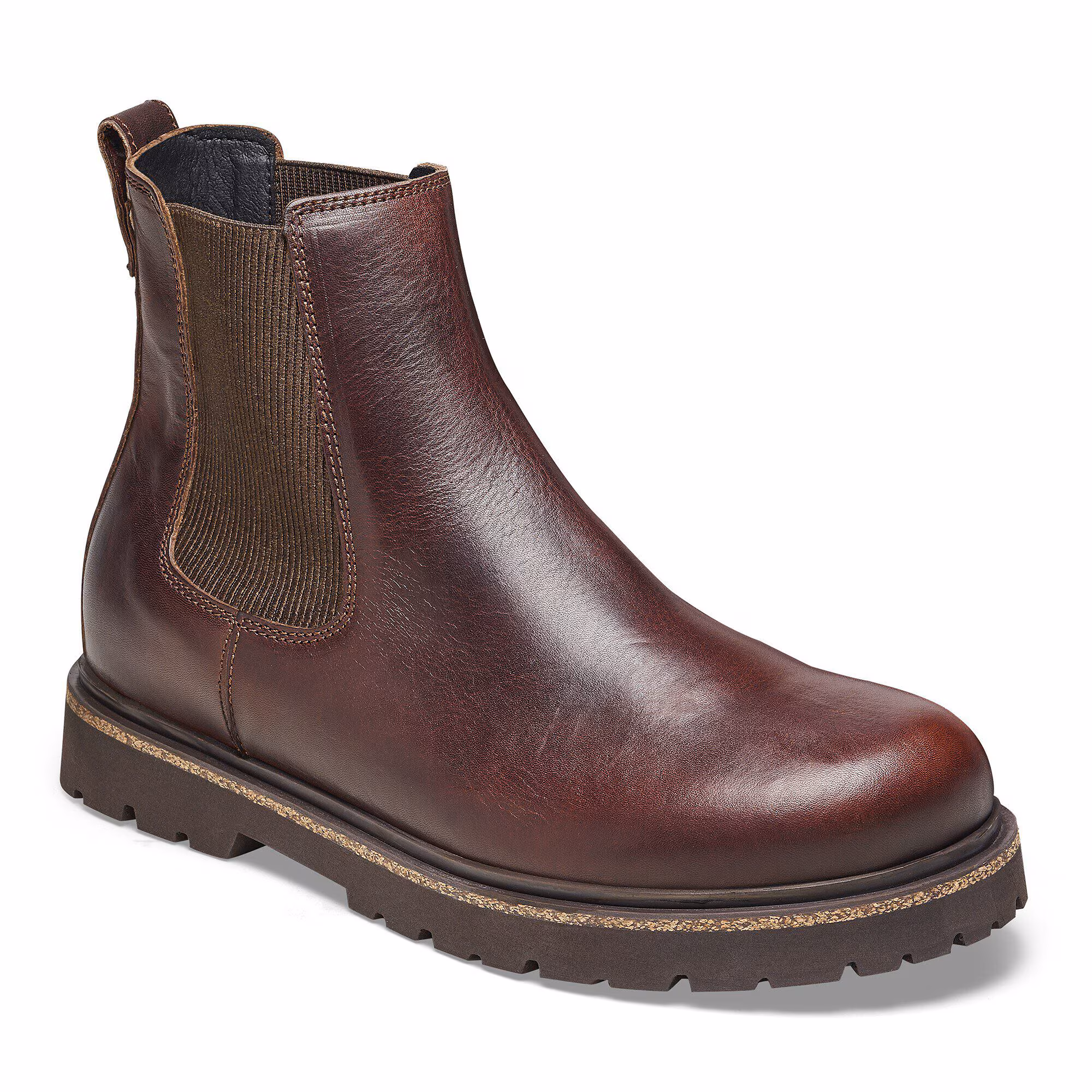 Highwood Slip On Men Cuir naturel - Chocolate