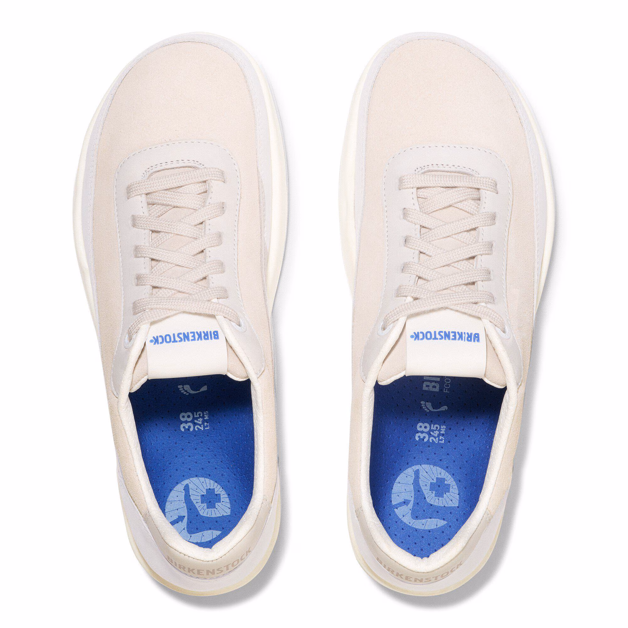 Honnef City Cuir naturel/Textile - Antique White