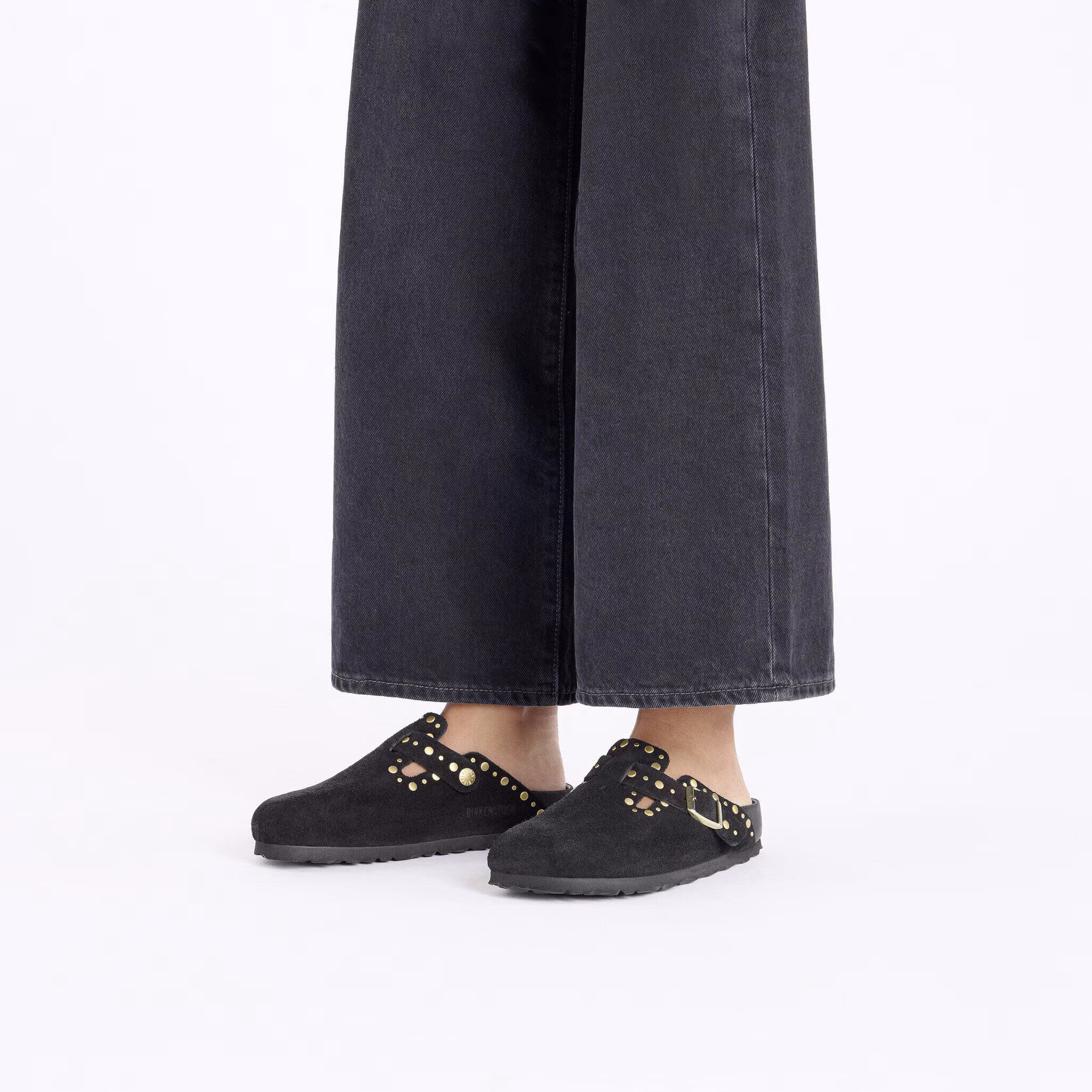 Boston Rivets Suède - Black