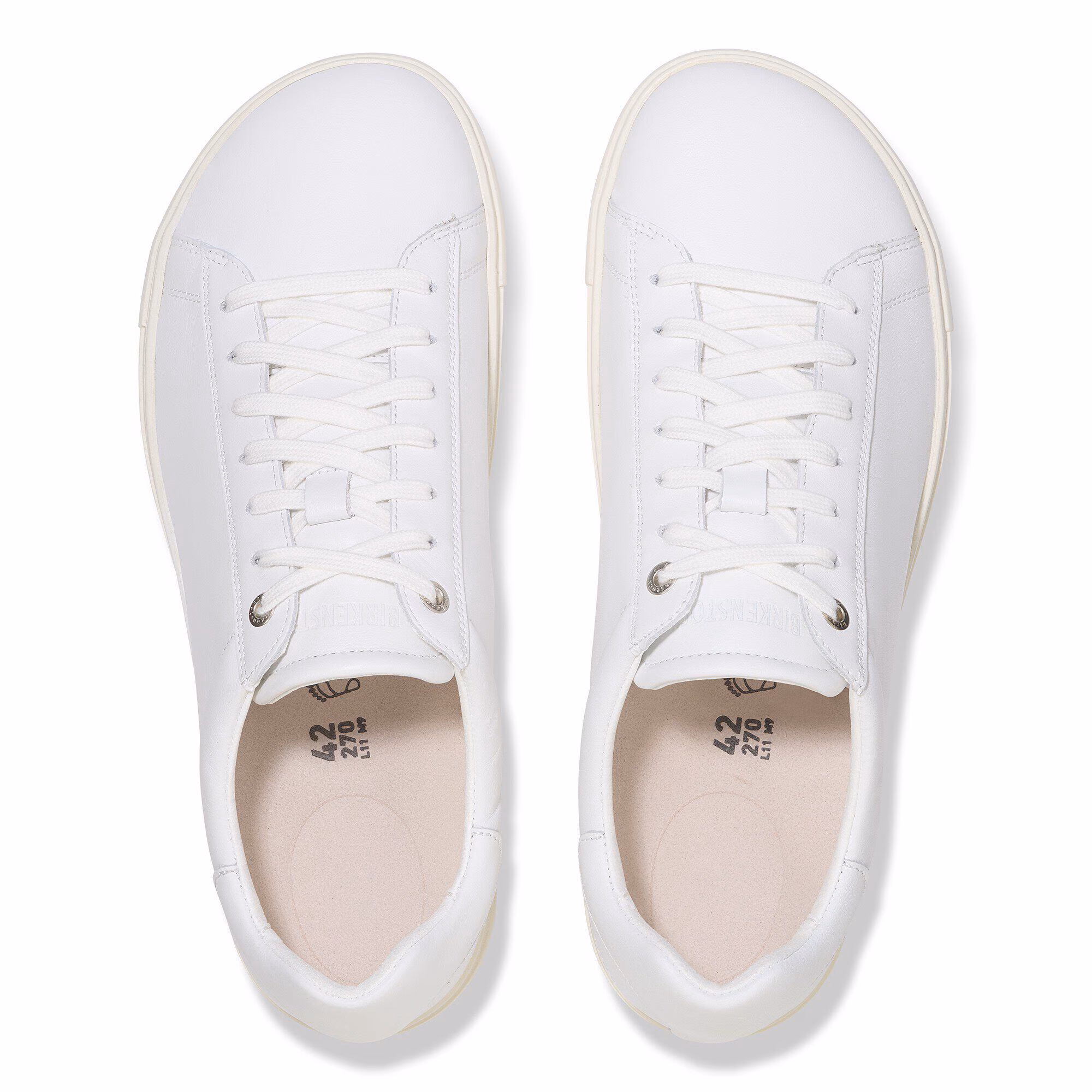 Bend Low Cuir naturel - White