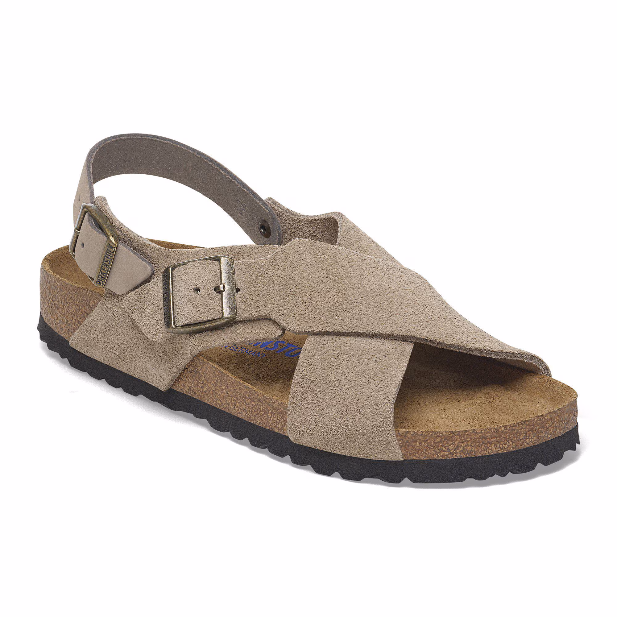 Tulum Soft Footbed Suède nubuck - Taupe