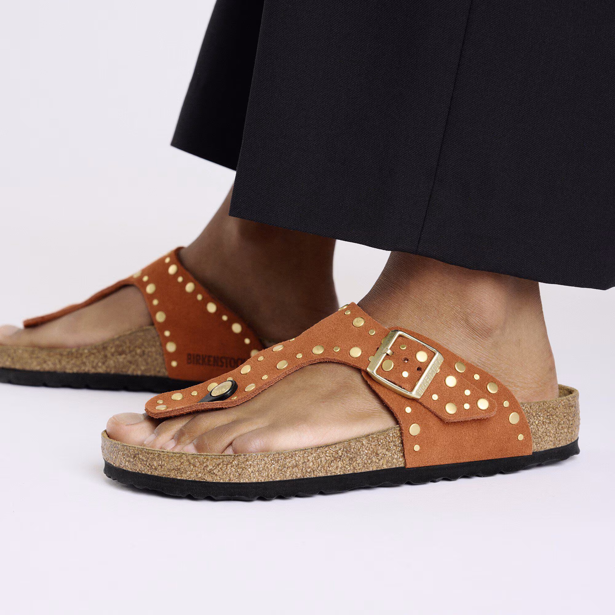 Gizeh Rivet Suède - Dark Rust