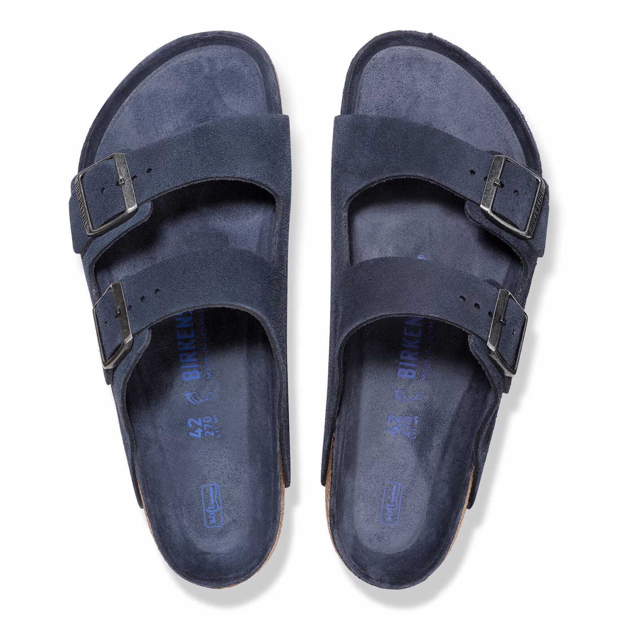 Arizona Lit de pied souple Suède - New Navy Tonal
