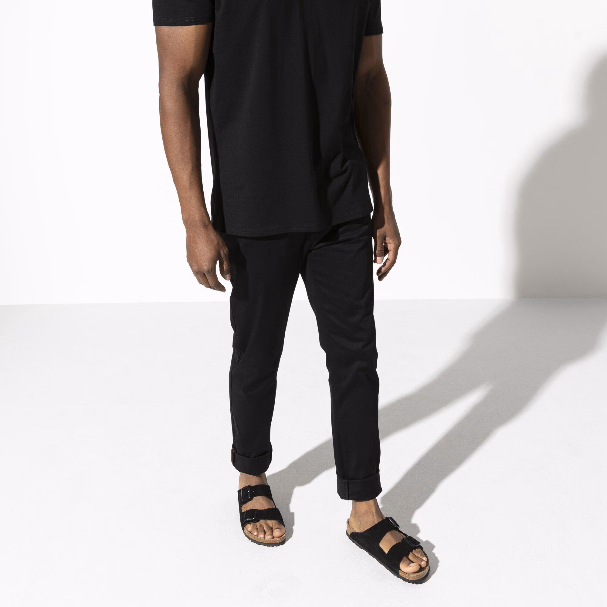 Arizona Lit de pied souple Suède - Black