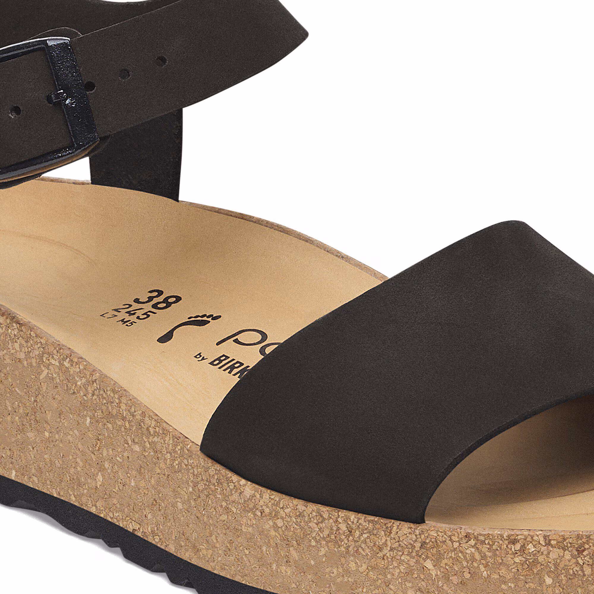 Glenda Cuir nubuck - Black