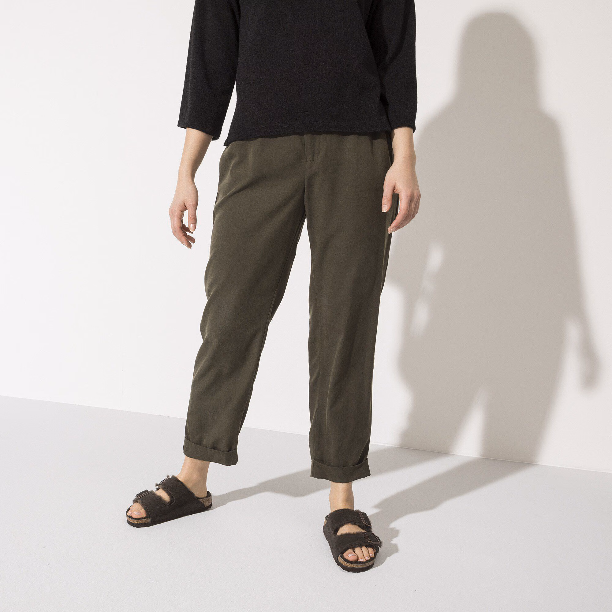 Arizona en fourrure d’agneau Suède - Mocha