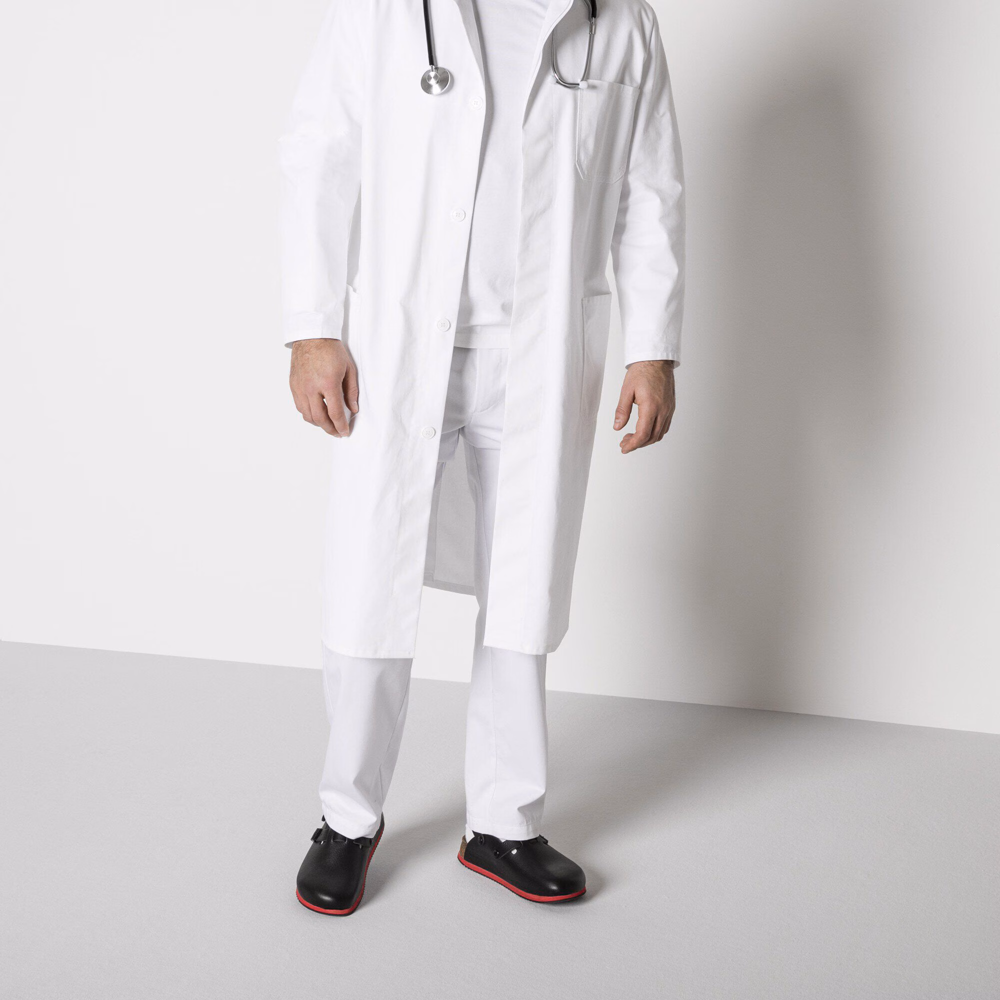 Kay SL Lit de pied souple Cuir naturel - Black