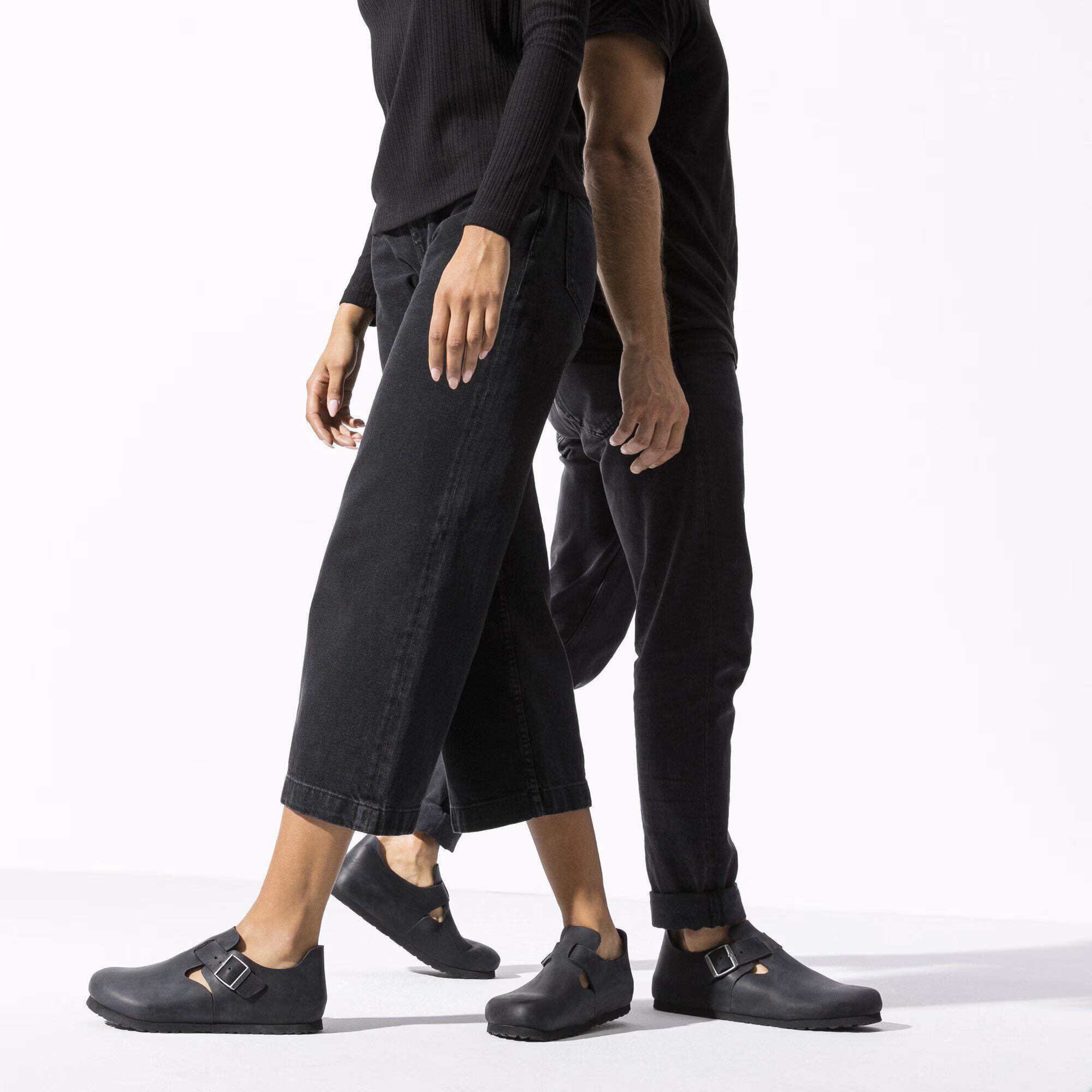 London Cuir huilé - Black