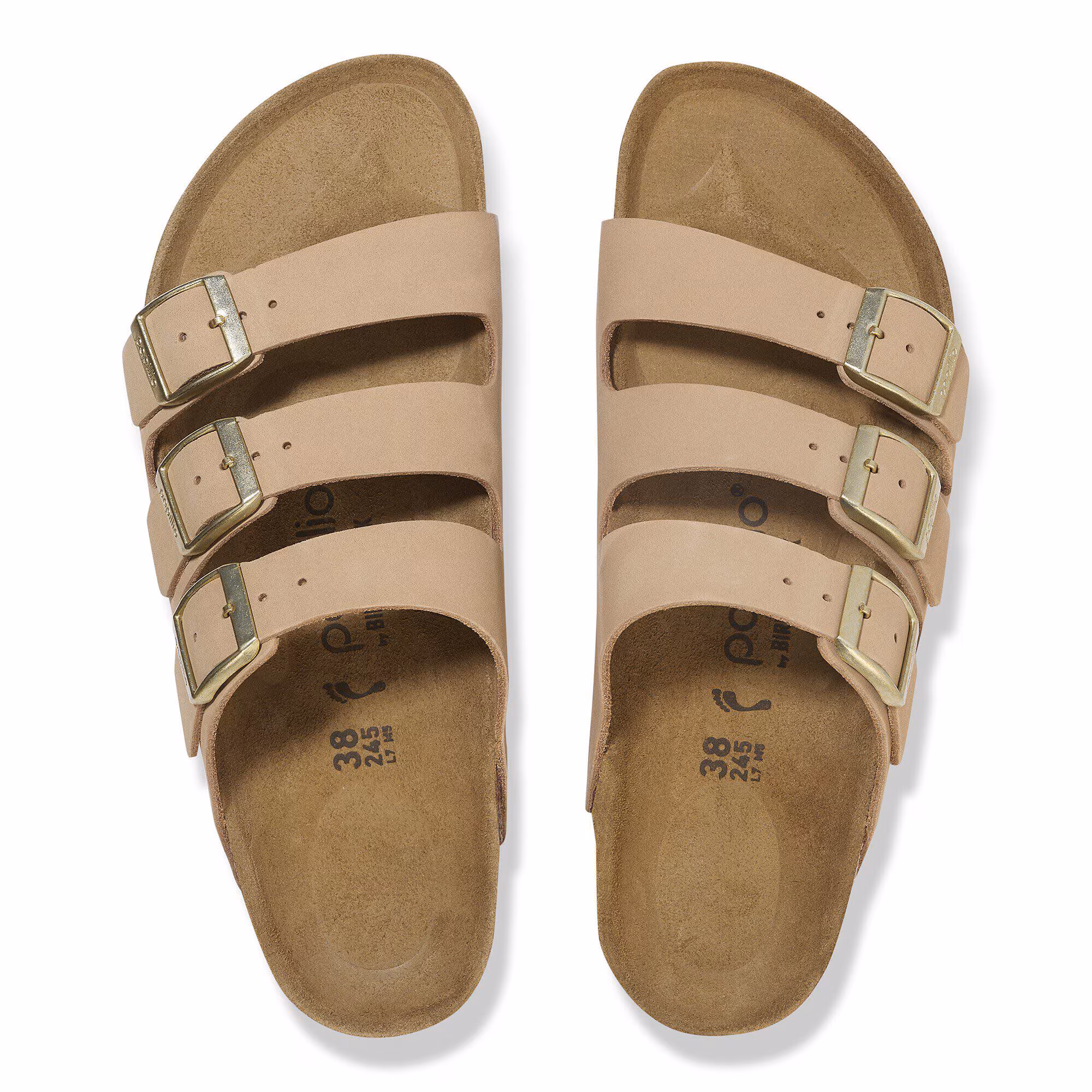 Florida Flex Platform Cuir nubuck - Sandcastle