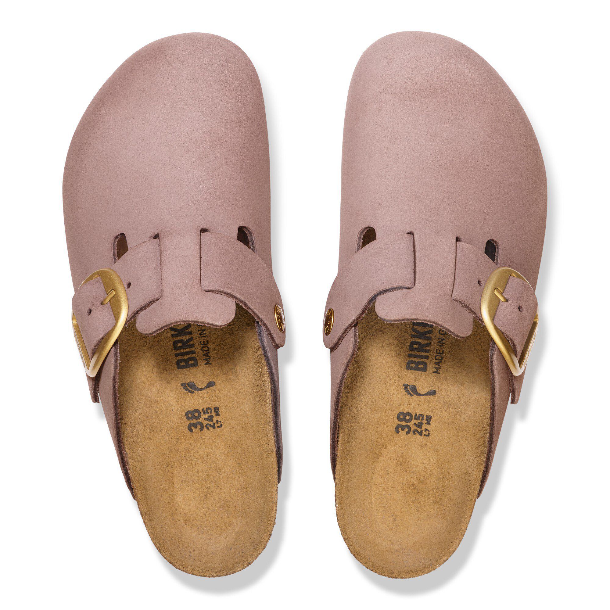 Boston Big Buckle Cuir nubuck - Faded Purple