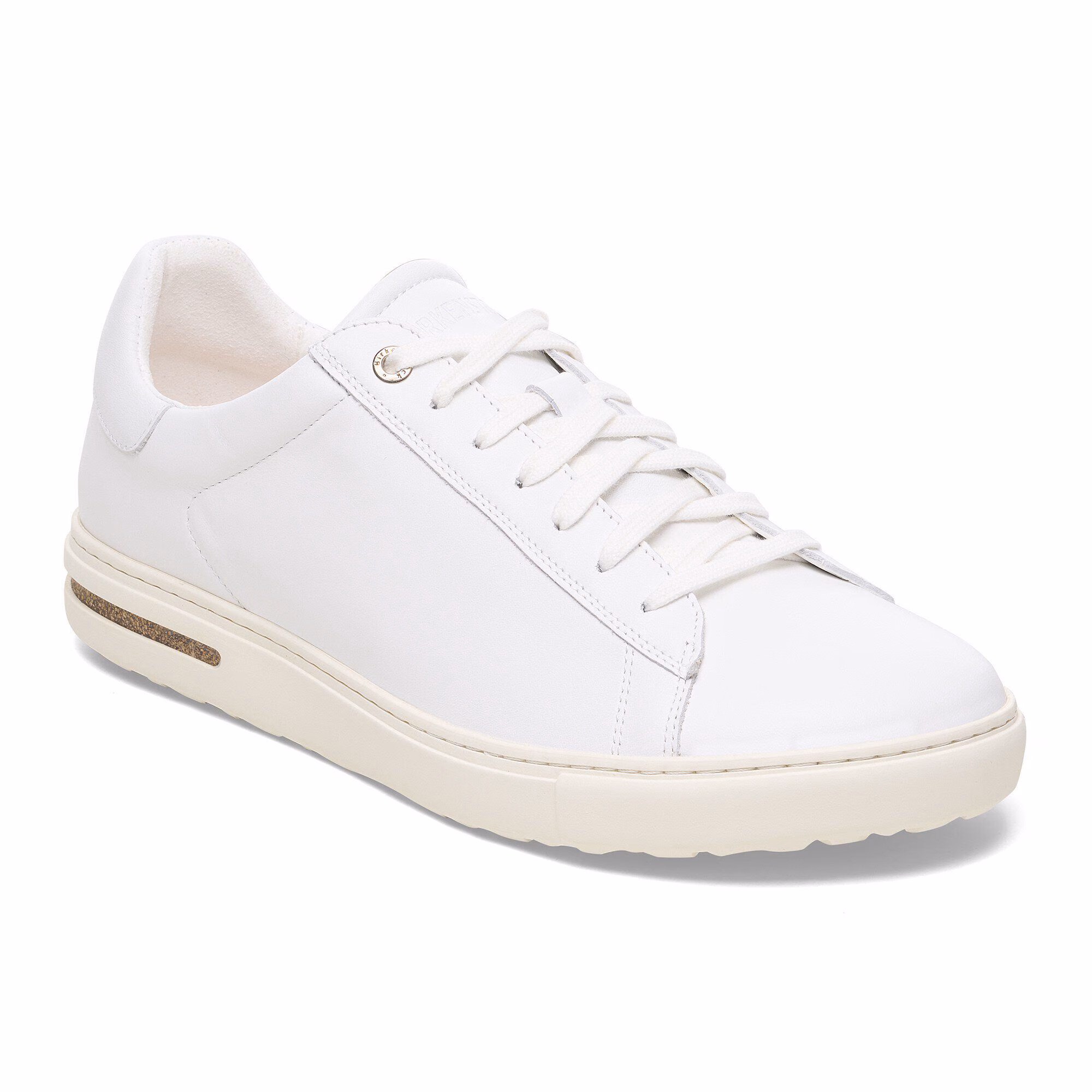 Bend Low Cuir naturel - White