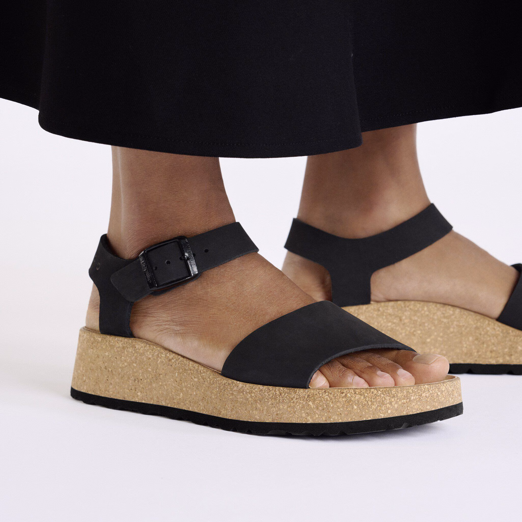 Glenda Cuir nubuck - Black