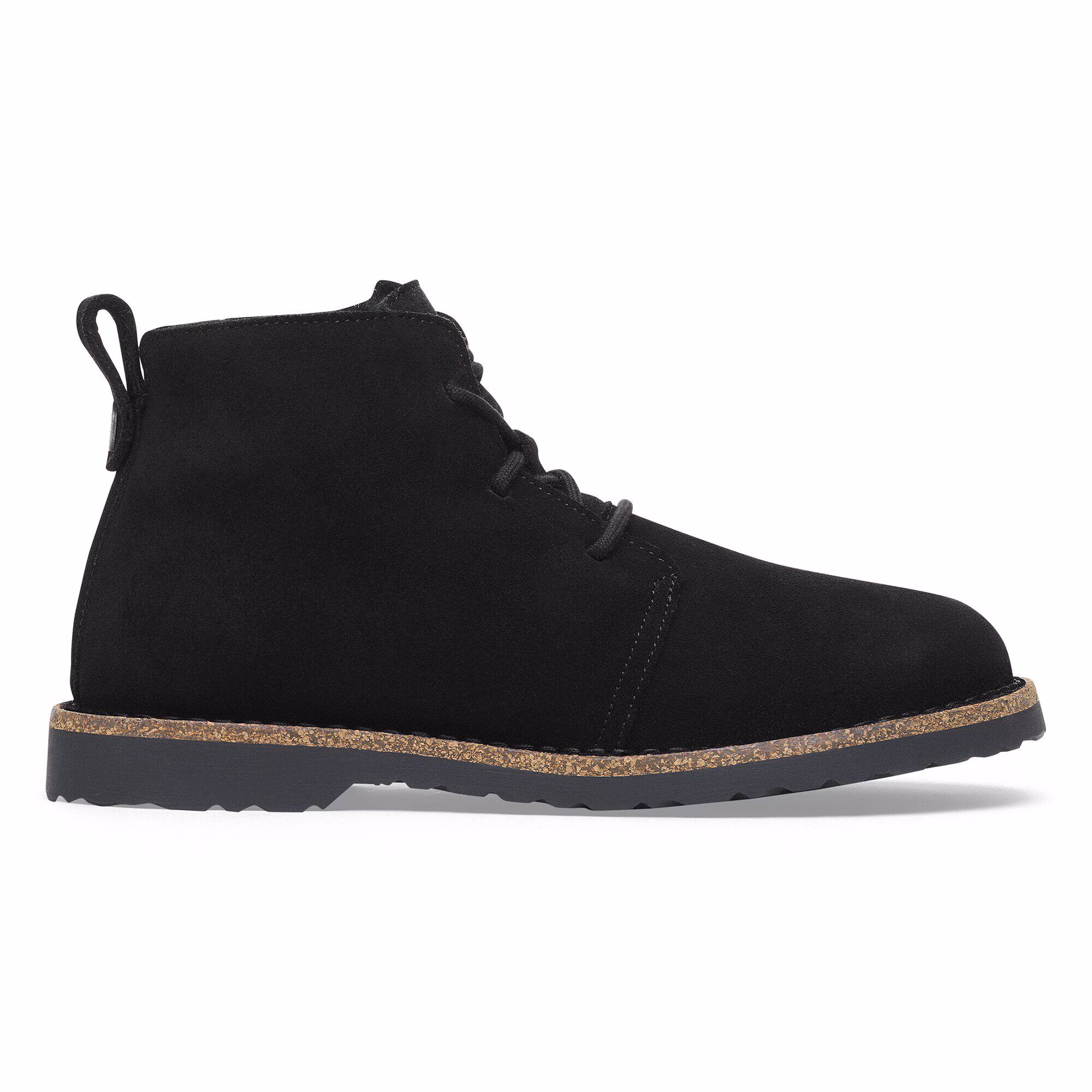 Uppsala Mid Shearling Suède - Black