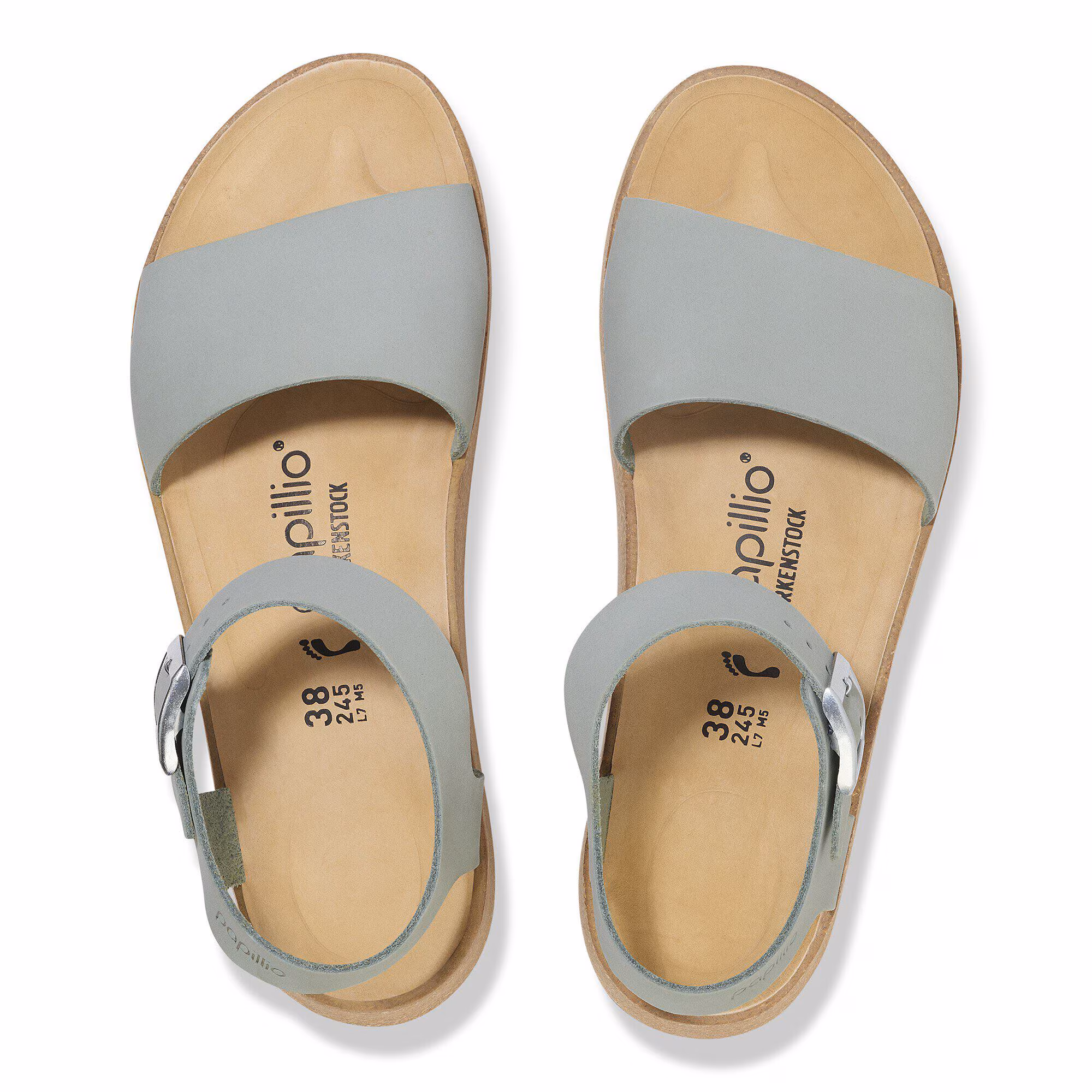 Glenda Cuir nubuck - Pure Sage