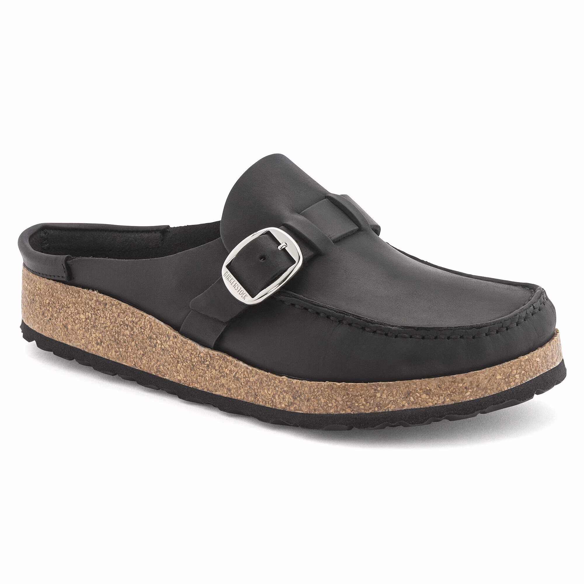 Buckley Cuir huilé - Black